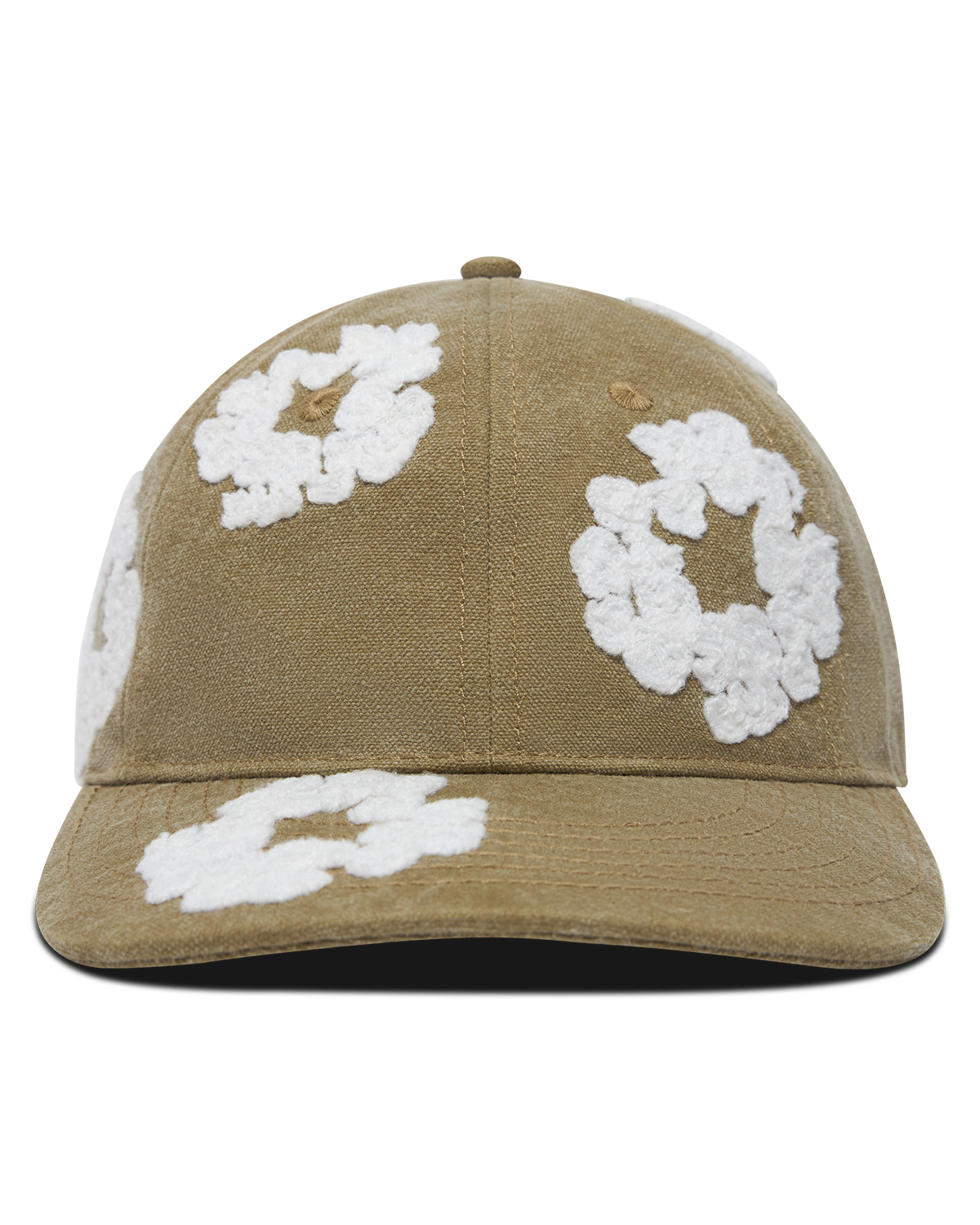 Cotton Wreath Dyed Cap Beige