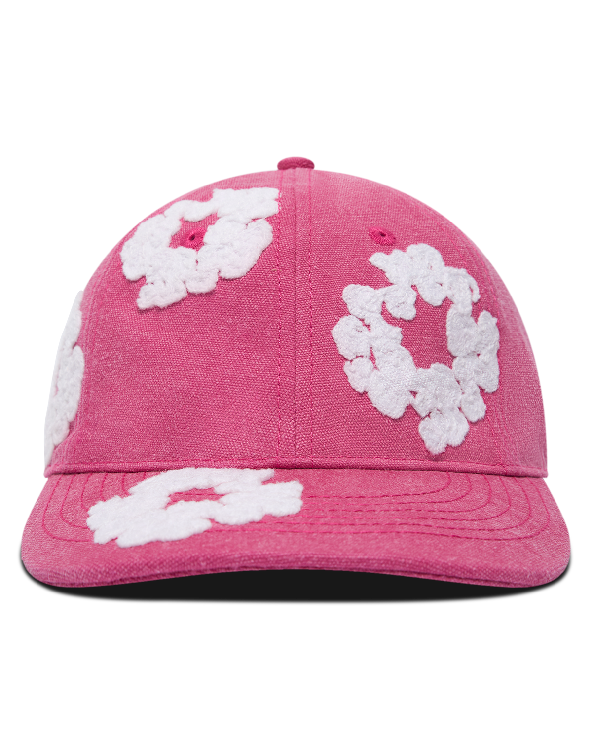 Cotton Wreath Dyed Cap Pink