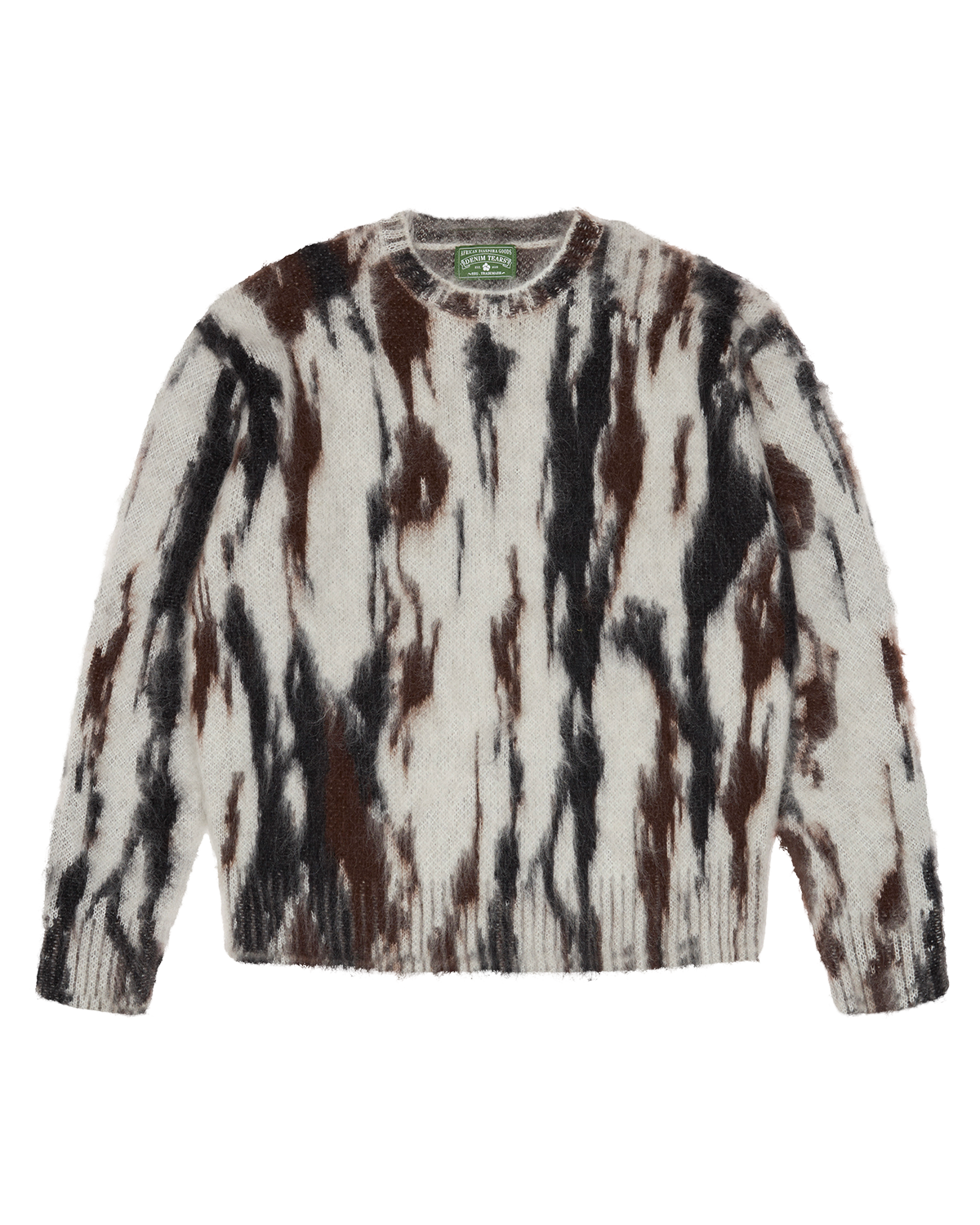 Camo Mohair Crewneck