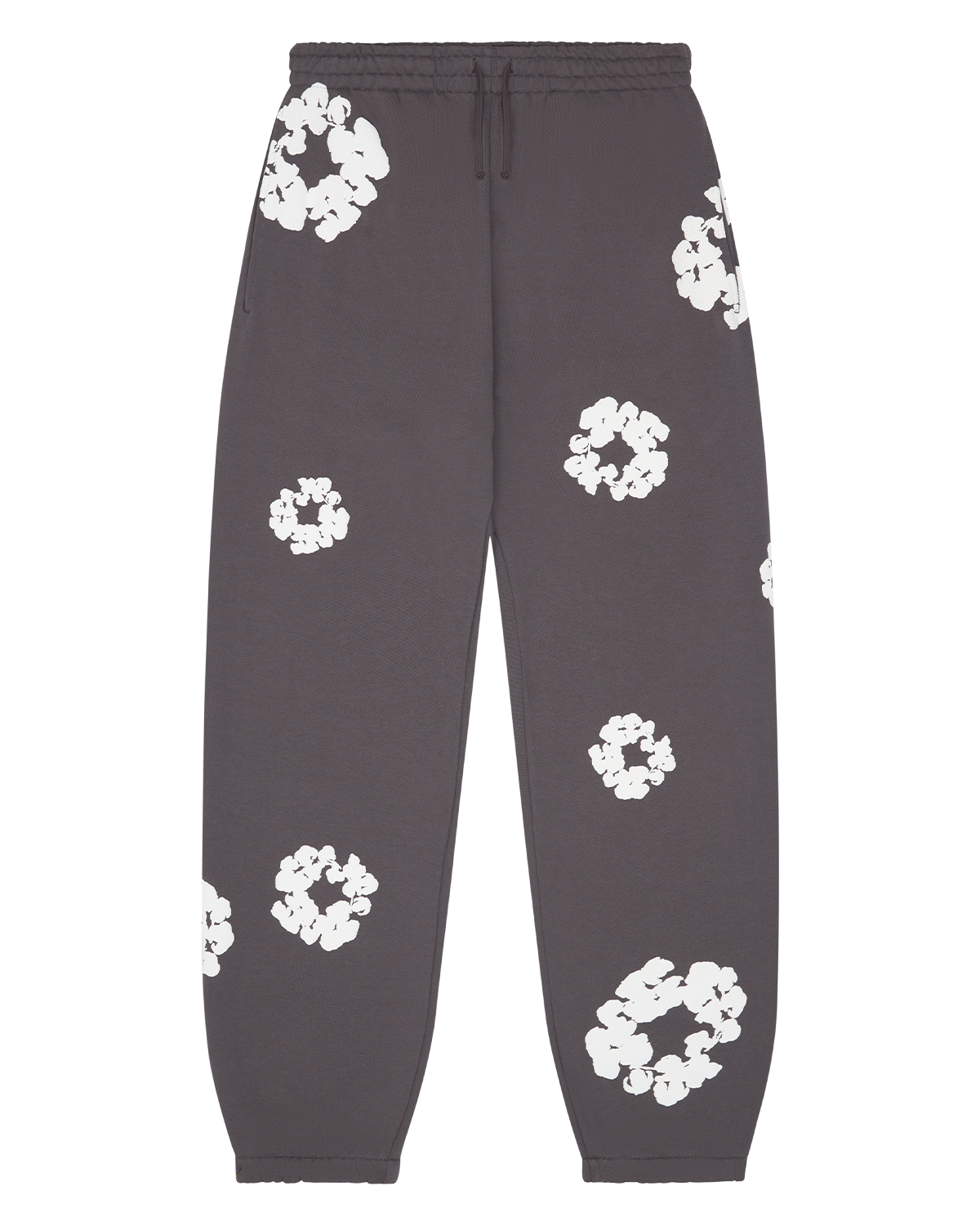 Cotton Wreath Sweatpants Charcoal