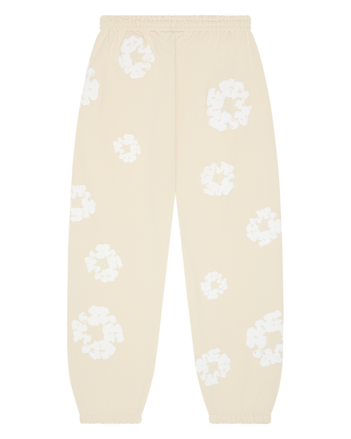 Cotton Wreath Sweatpants Oatmeal