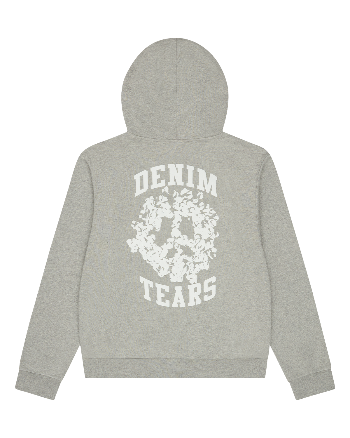Denim University Zip Hoodie Grey