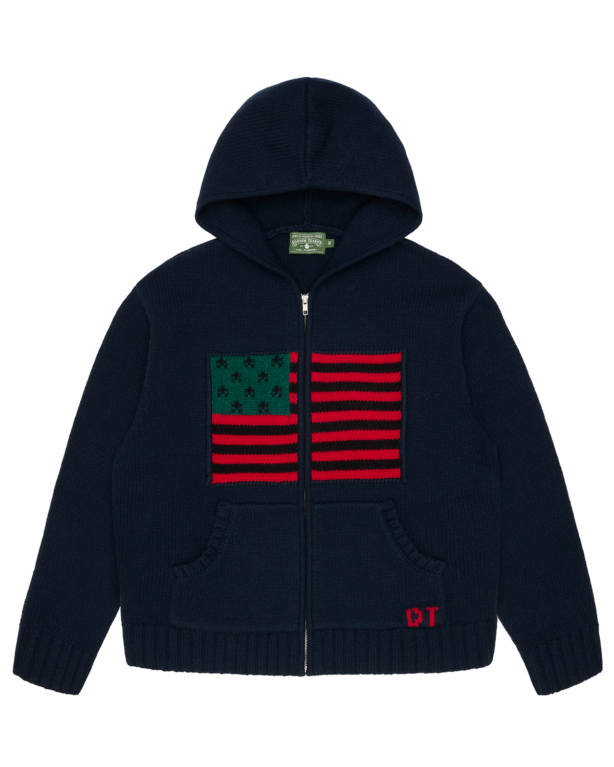 Flag Zip Sweater