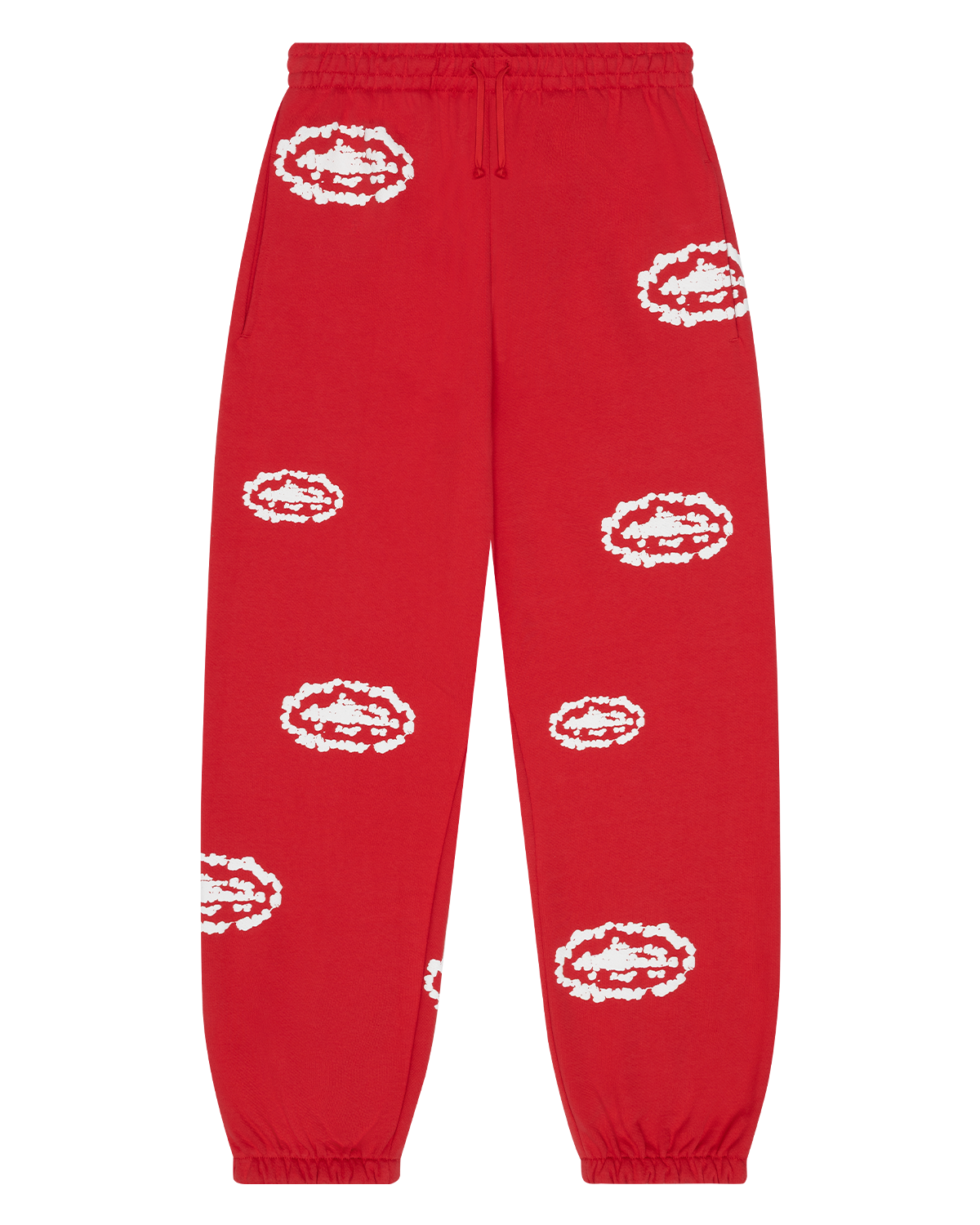 Island Wreath Sweatpants Red