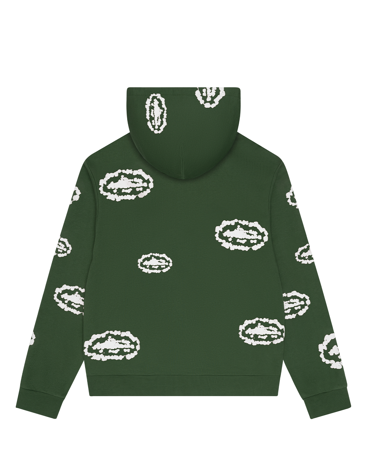 Island Wreath Zip Hoodie Green