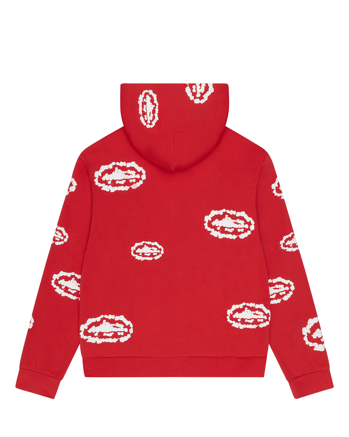 Island Wreath Zip Hoodie Red