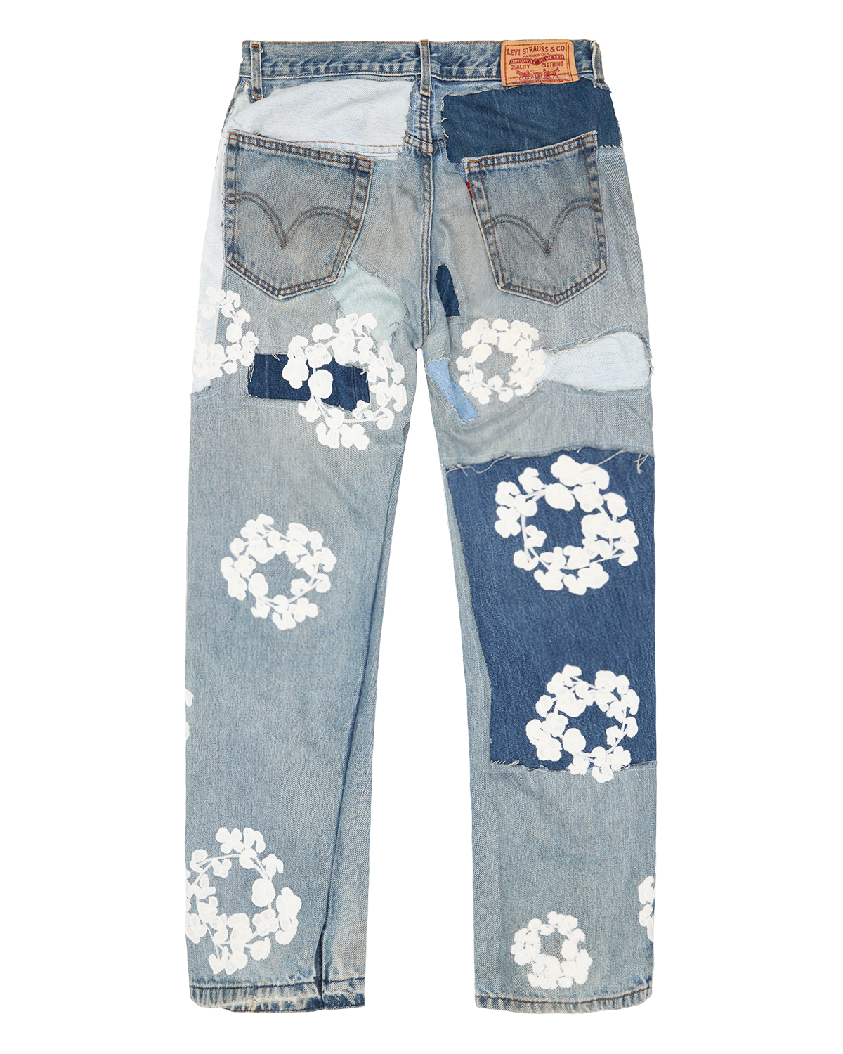 Patchwork Denim Pant