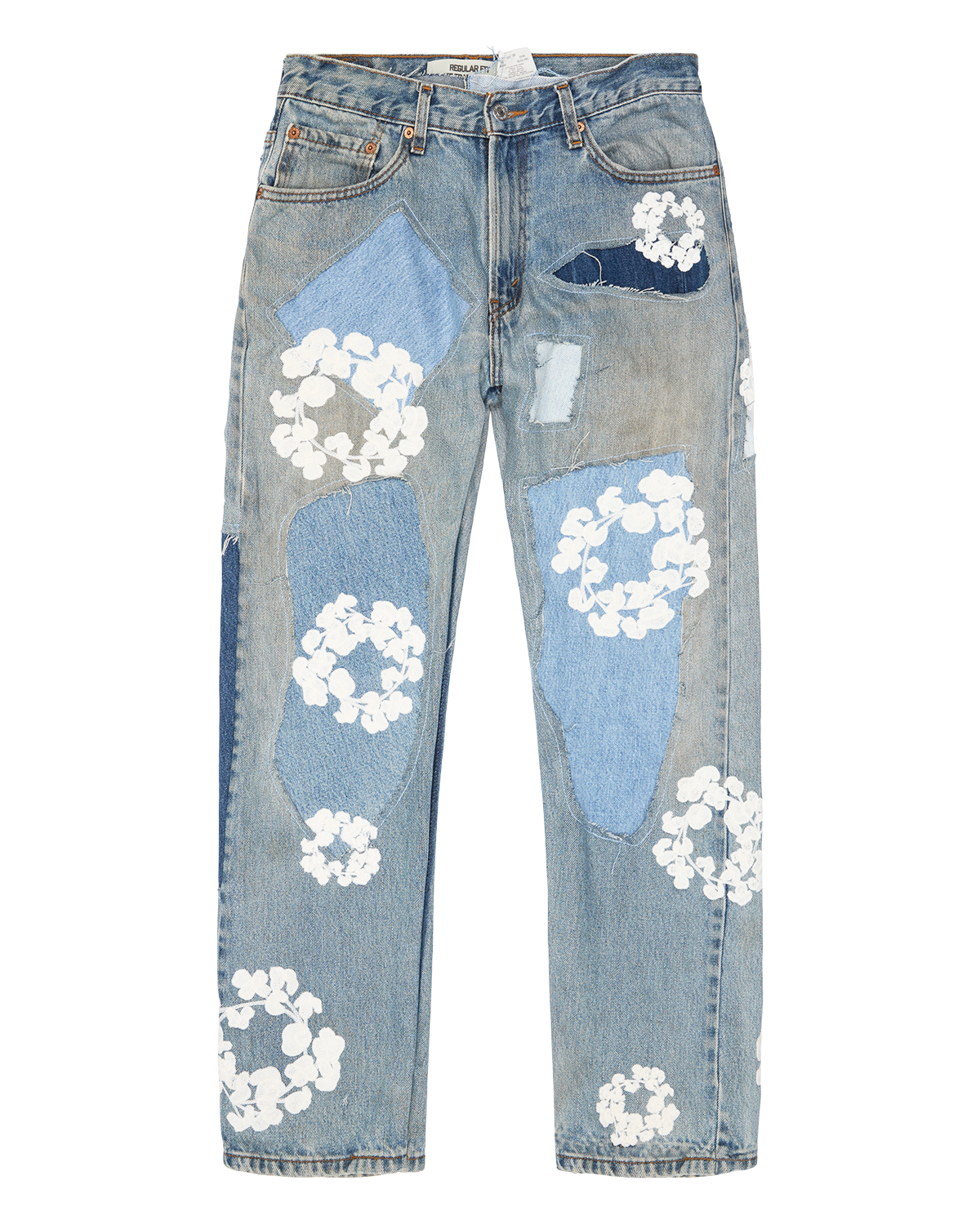 Patchwork Denim Pant