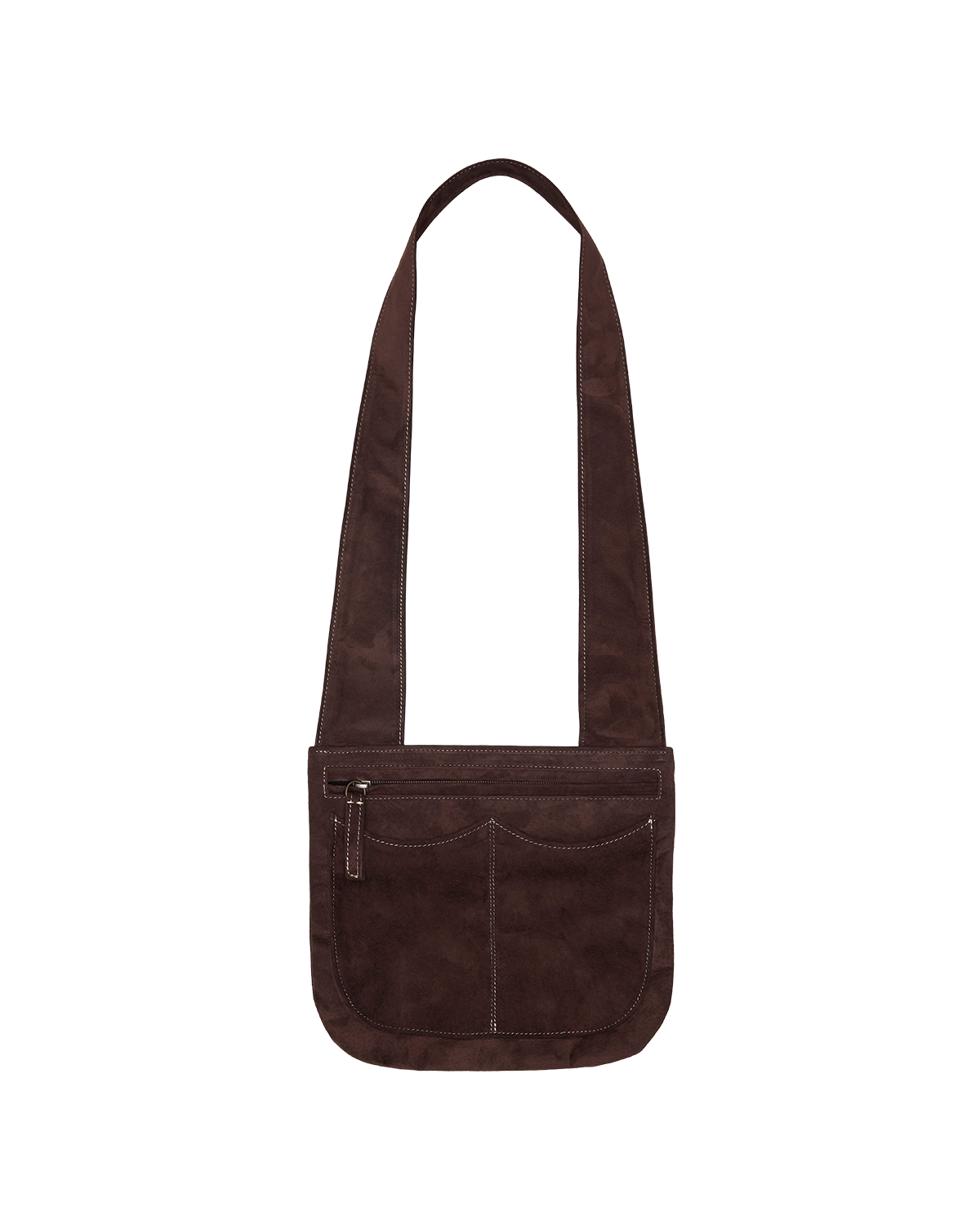 Suede Neck Bag