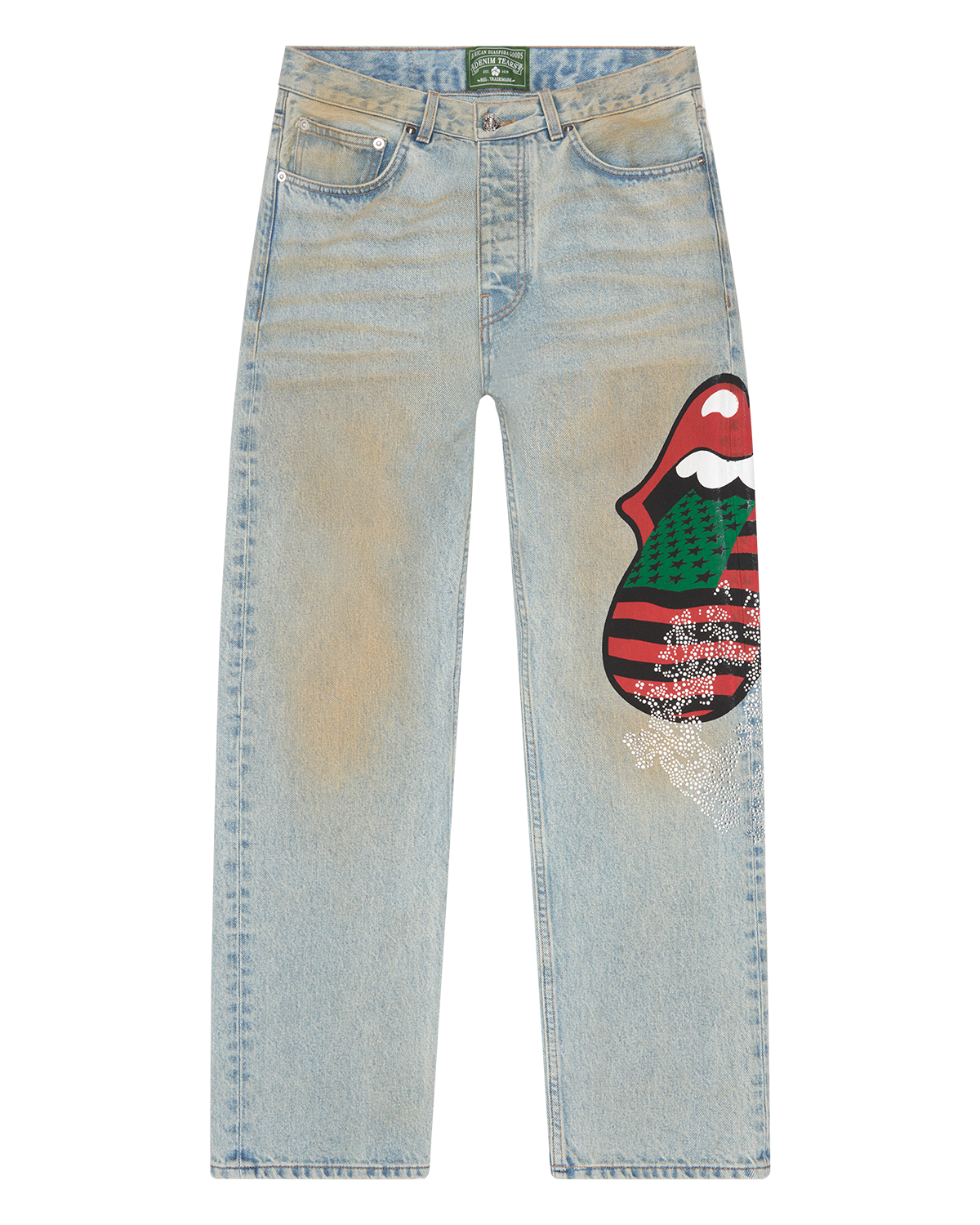 Rolling Stones AOP Denim Pant