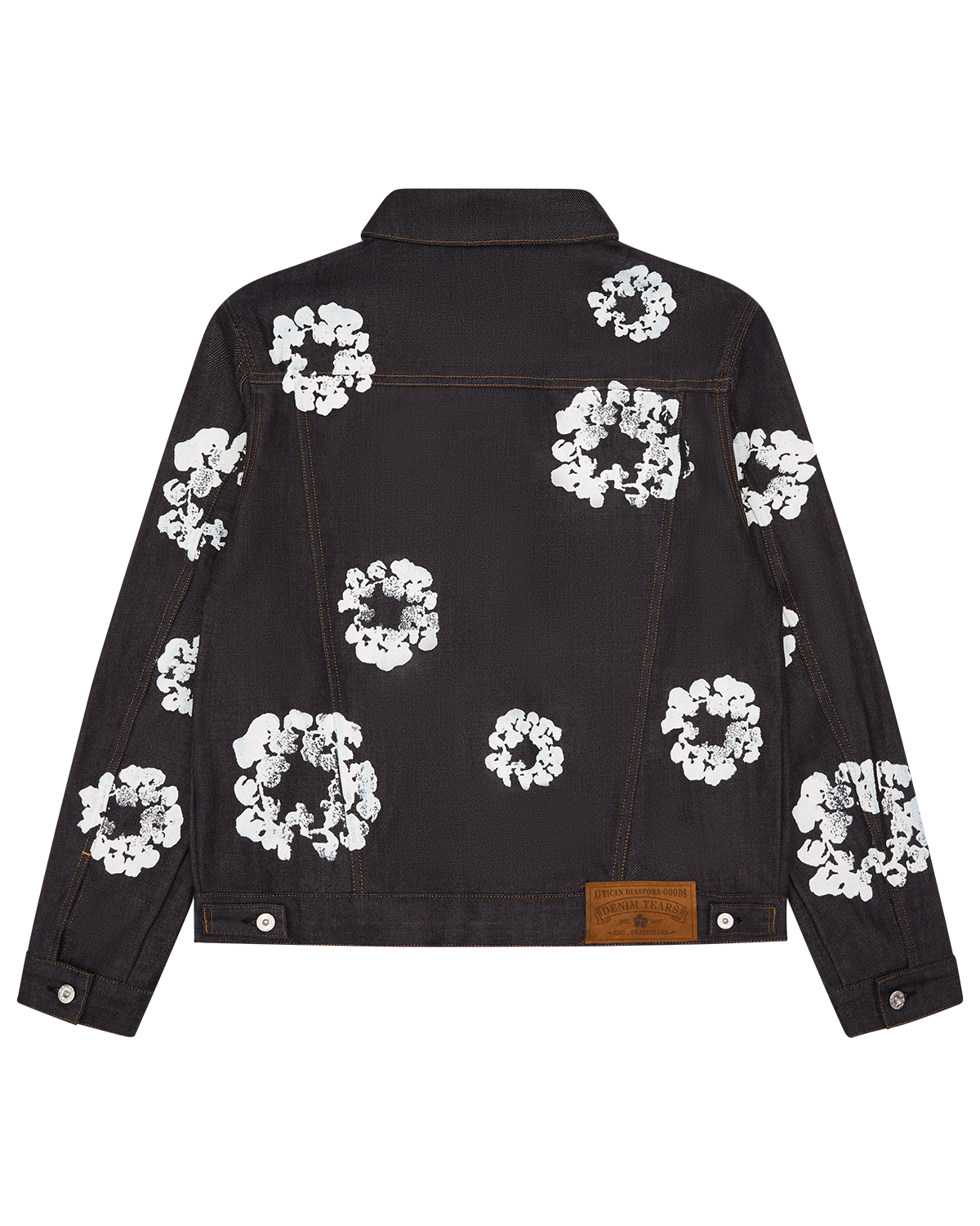 Cotton Wreath Denim Jacket Selvedge