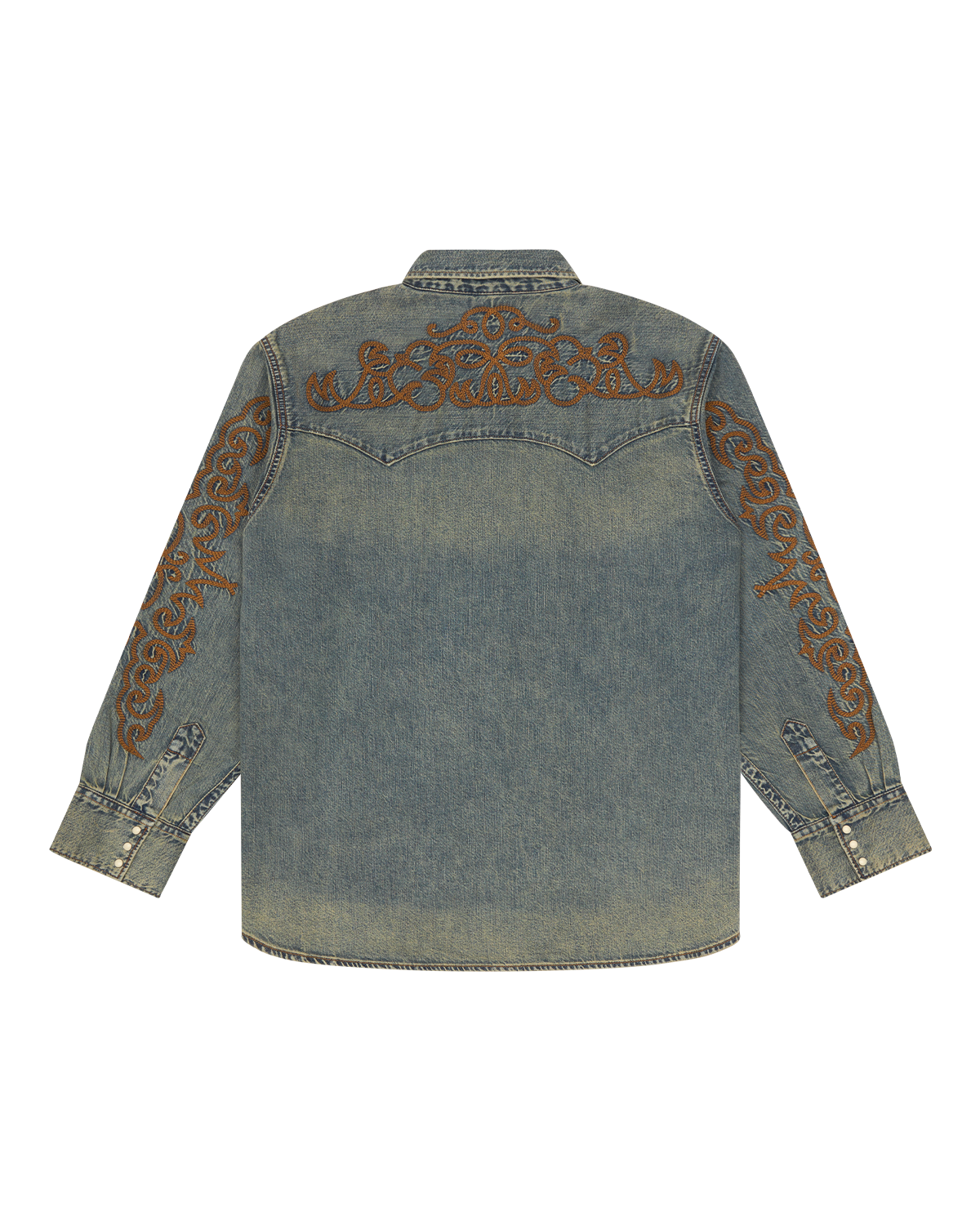 Western Denim Button Up Shirt