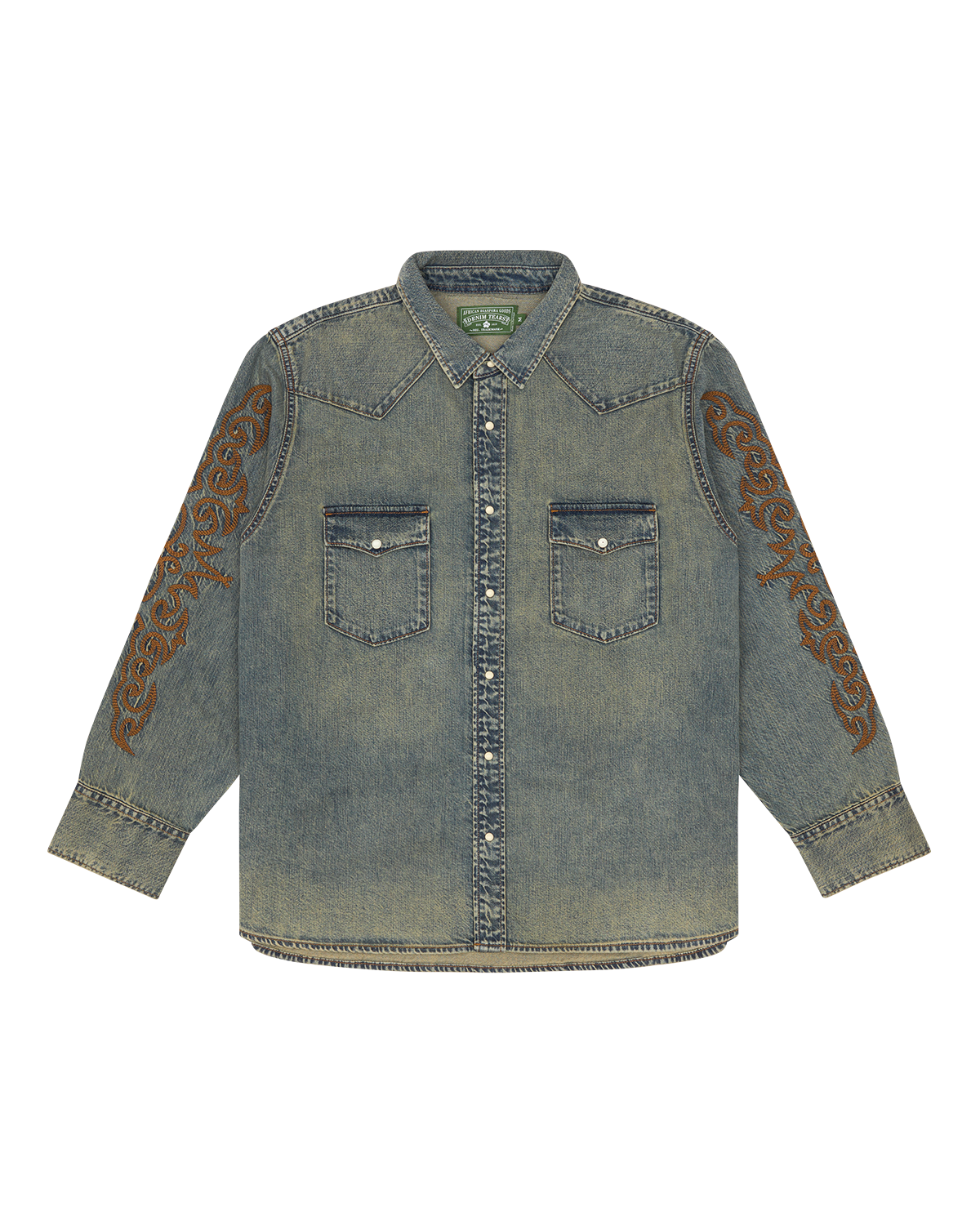 Western Denim Button Up Shirt