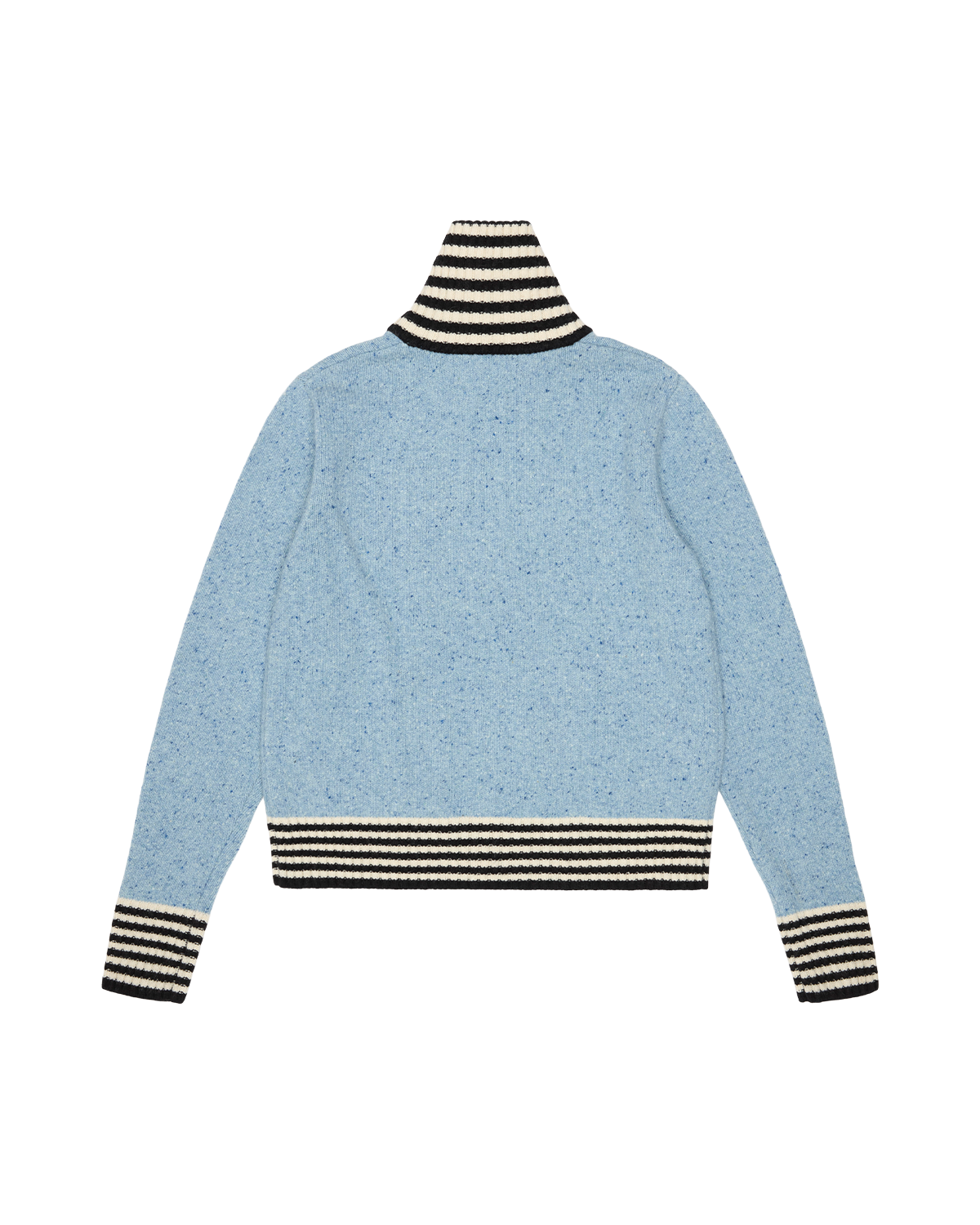 University Zip Up Sweater Blue