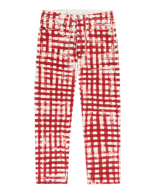 Hand Painted Picnic Plaid 501