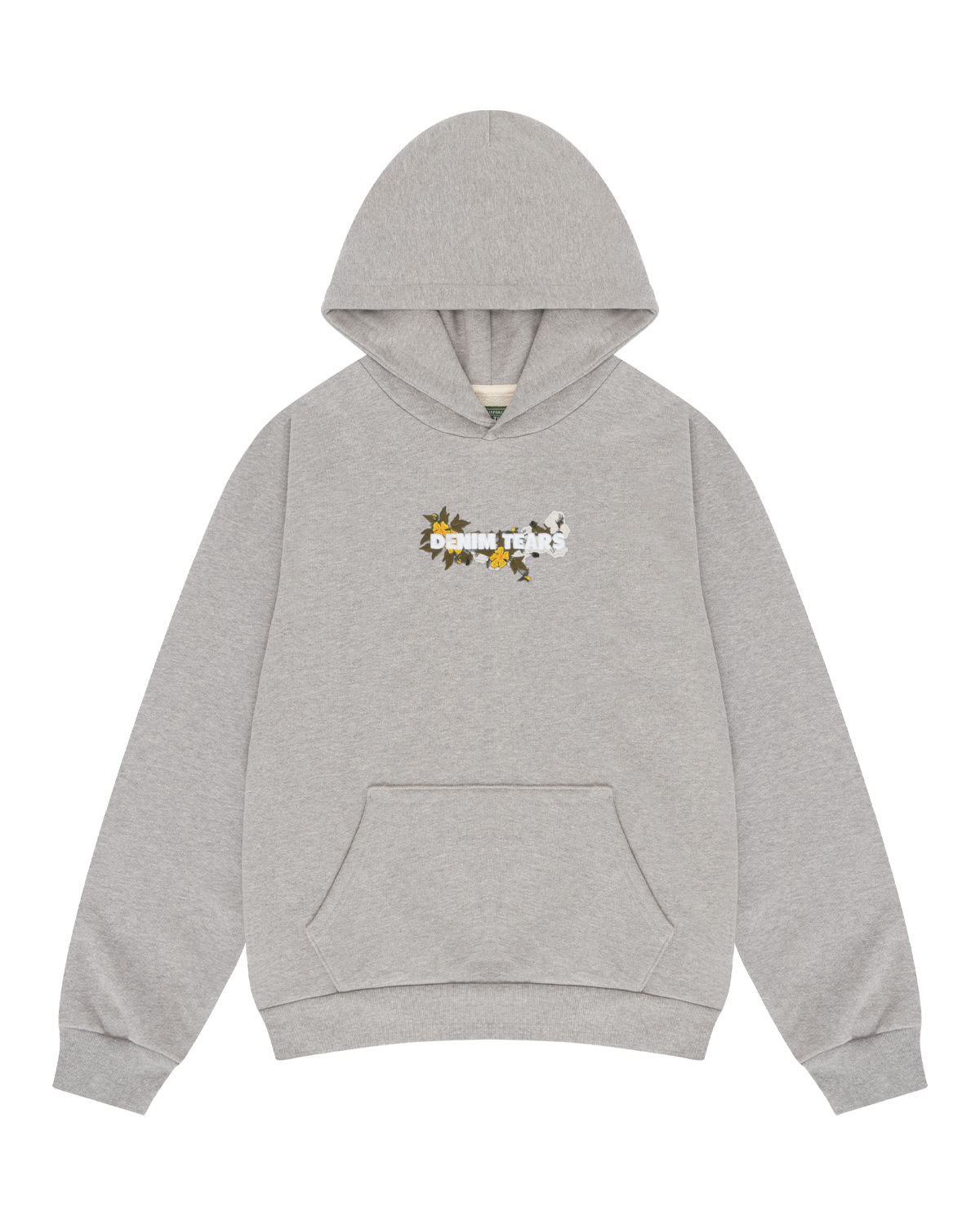 Embroidered Logo Hoodie Grey