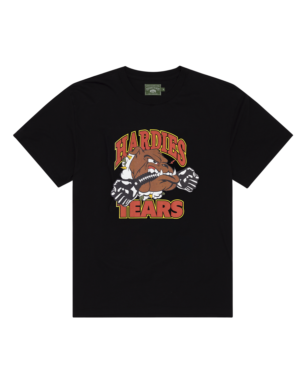 Hardies Tears Bulldog Tee Black