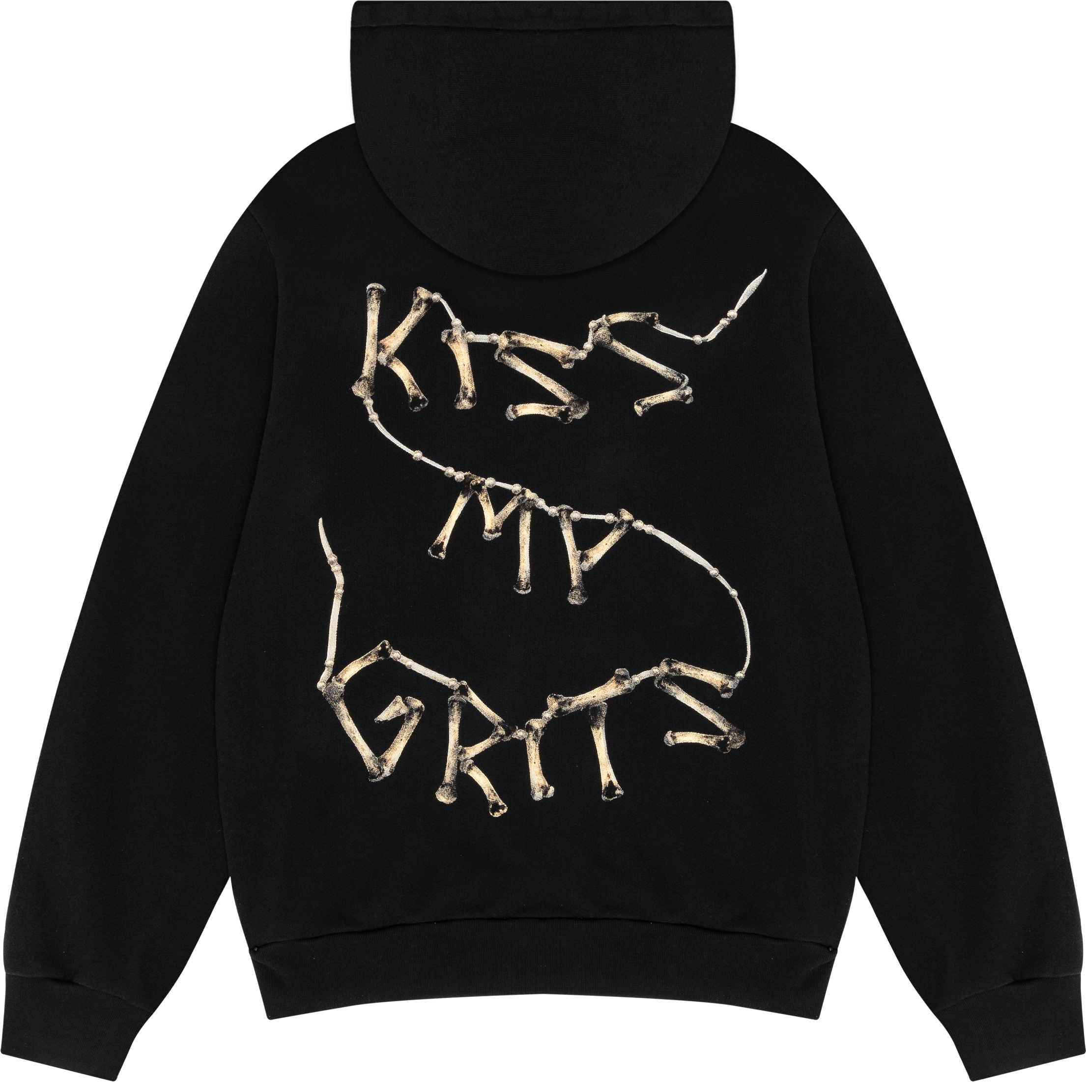 Chicken Bone Hoodie Black