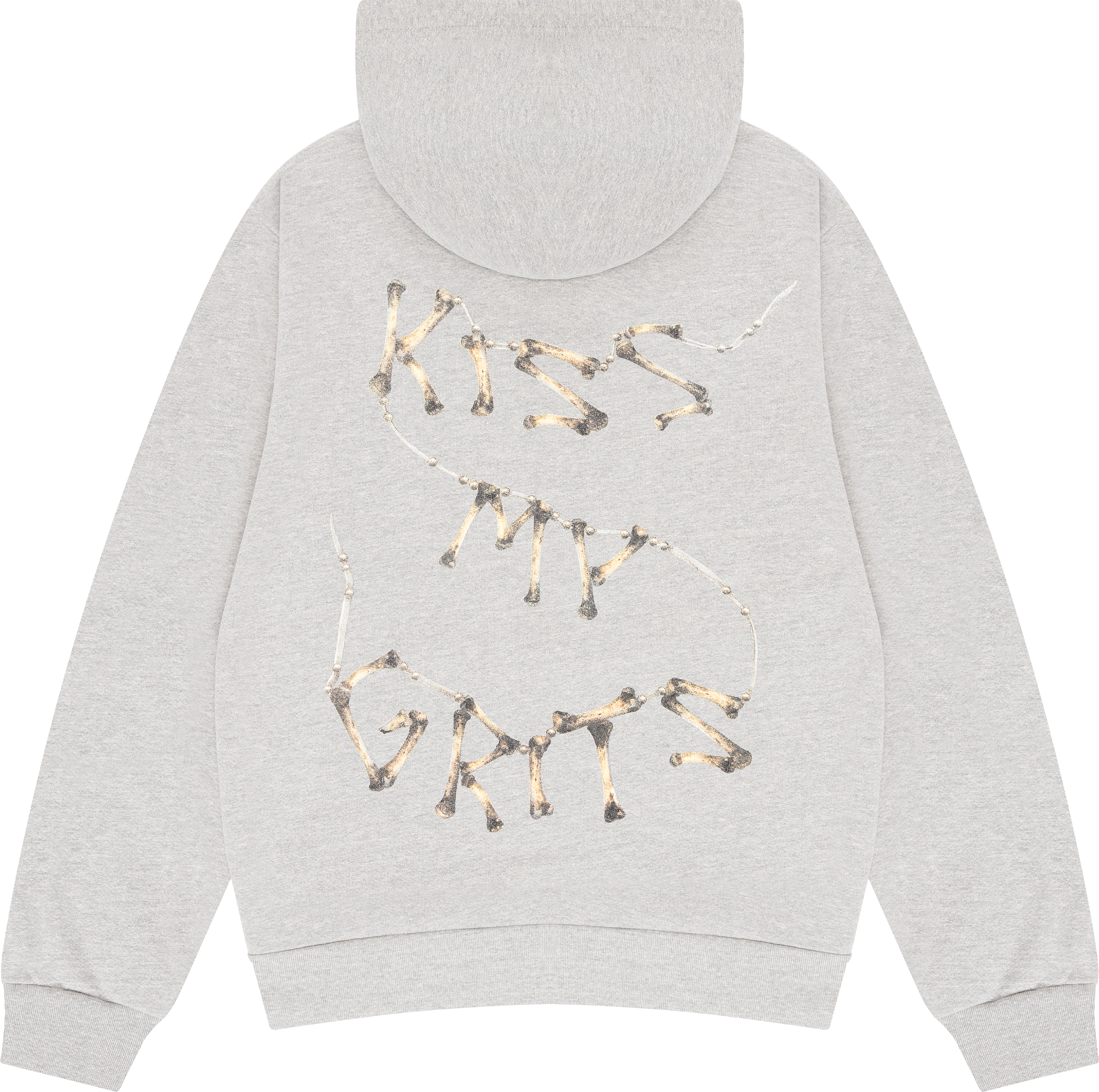 Chicken Bone Hoodie Grey