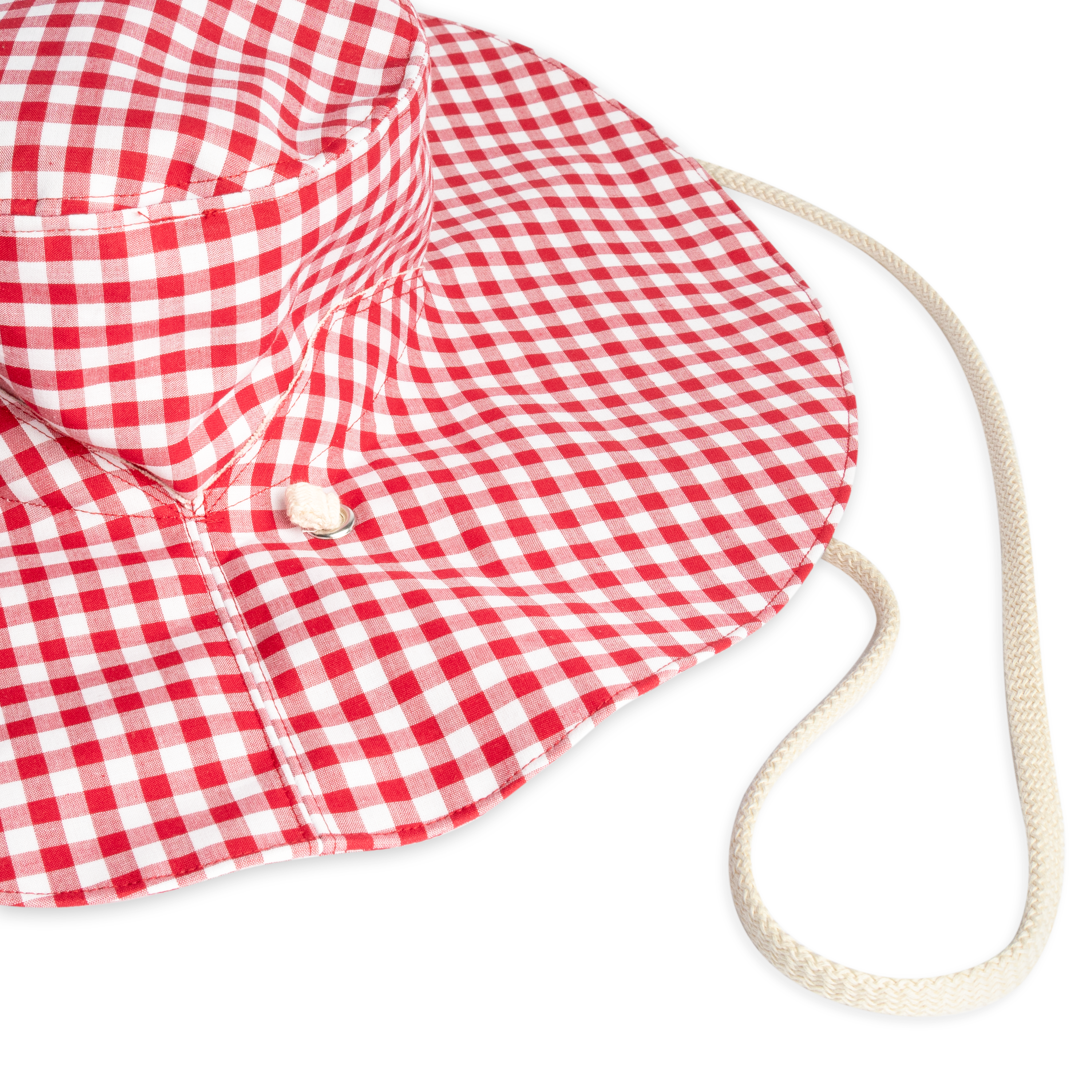 Gingham Sun Hat