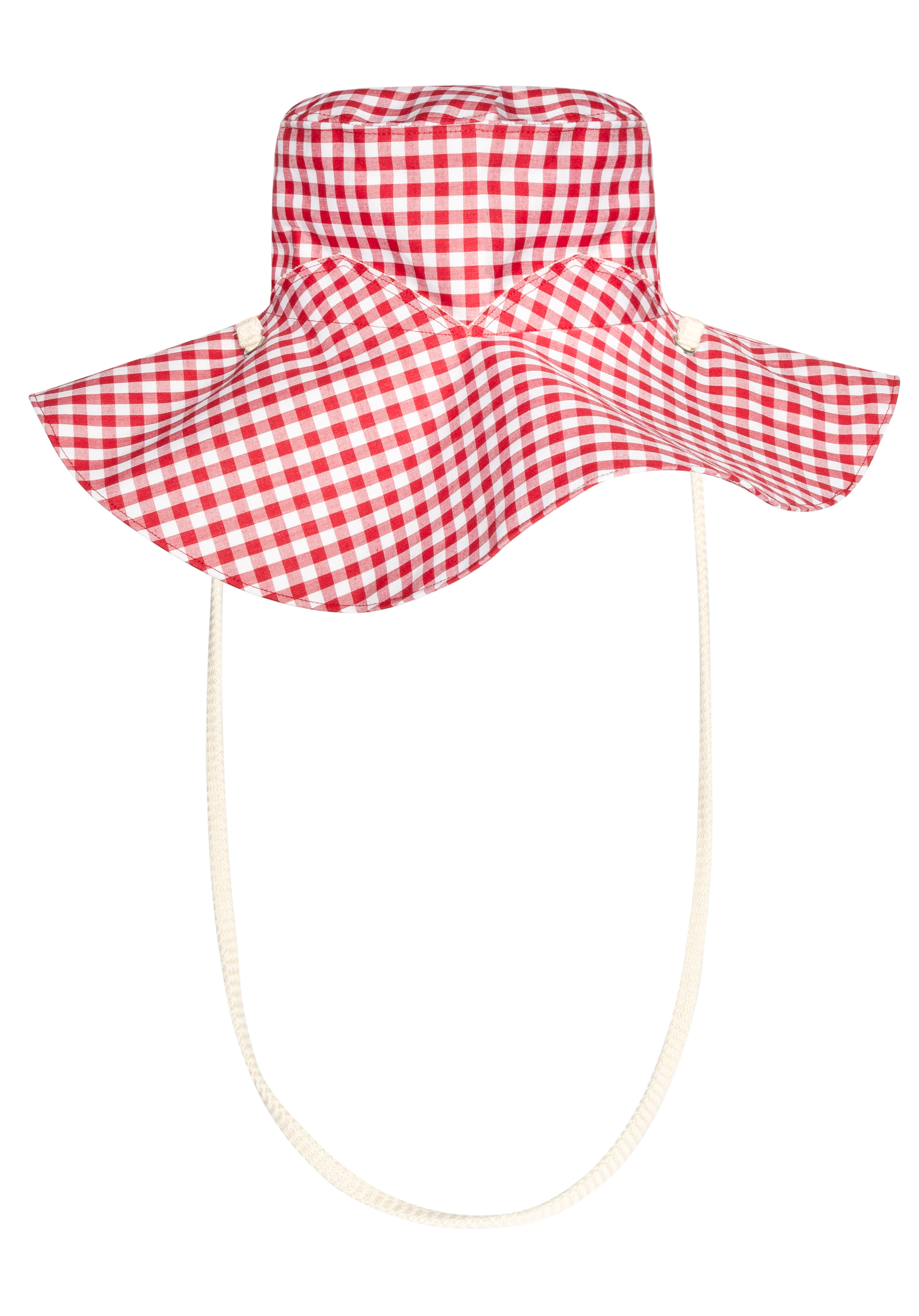 Gingham Sun Hat