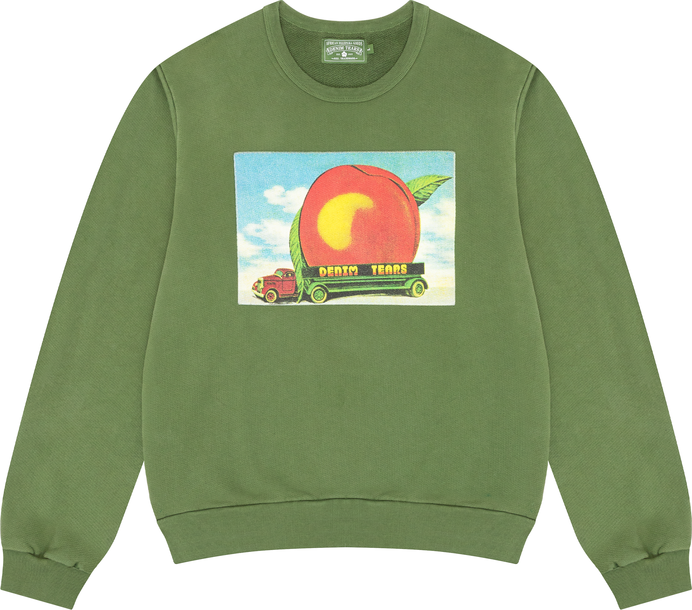 Giant Fruit Crewneck Olive
