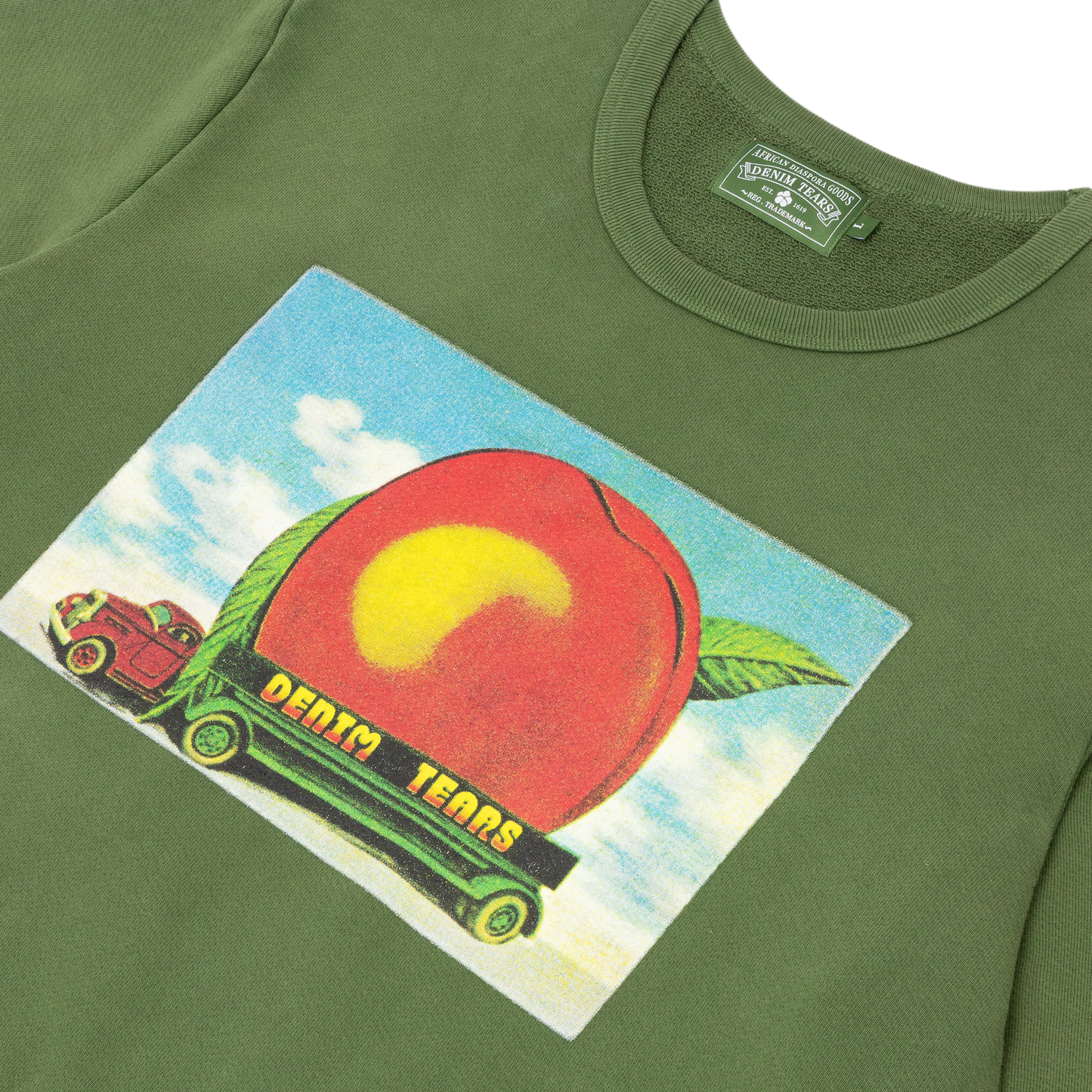 Giant Fruit Crewneck Olive