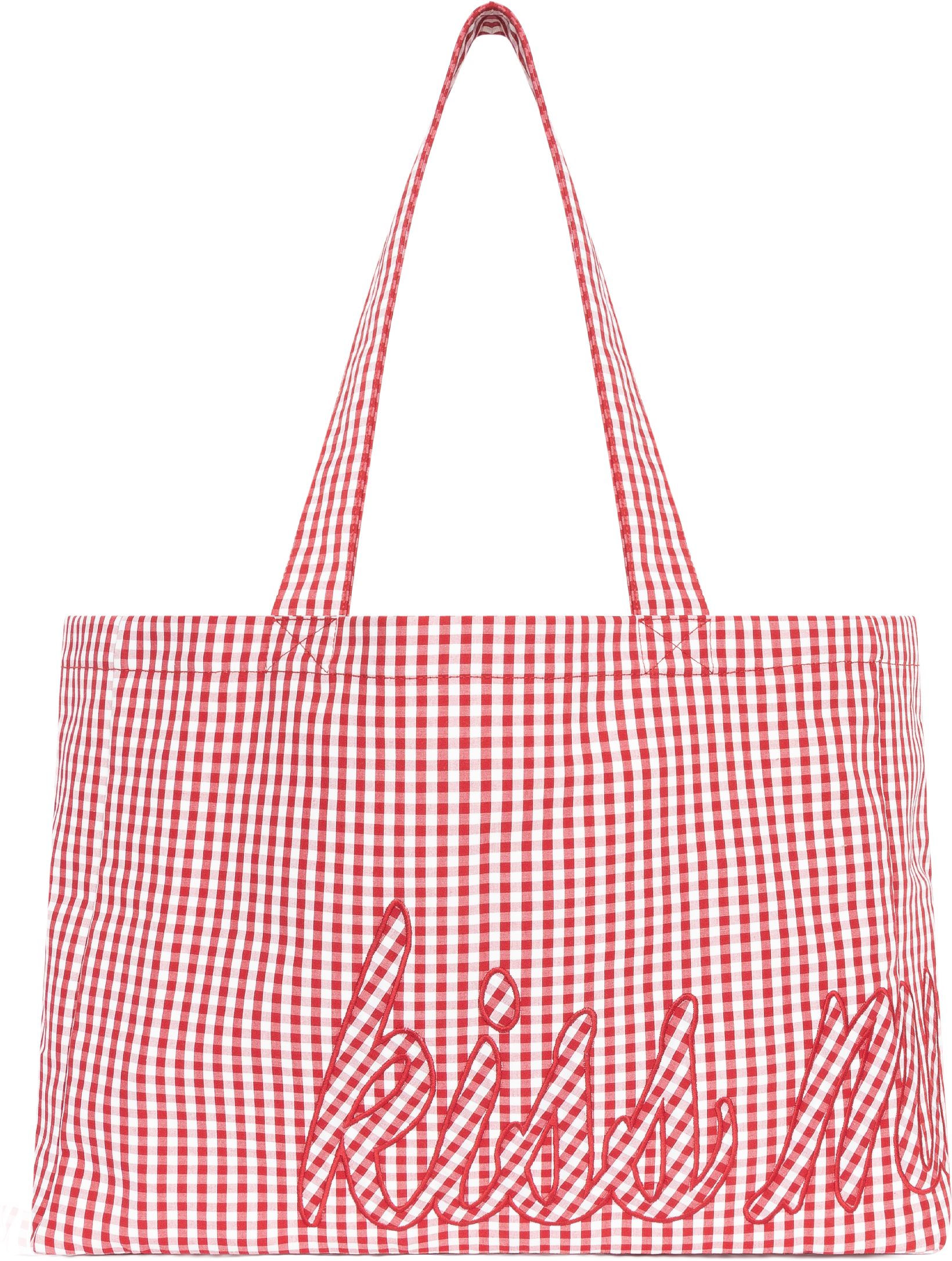 KMG Gingham XL Tote Bag