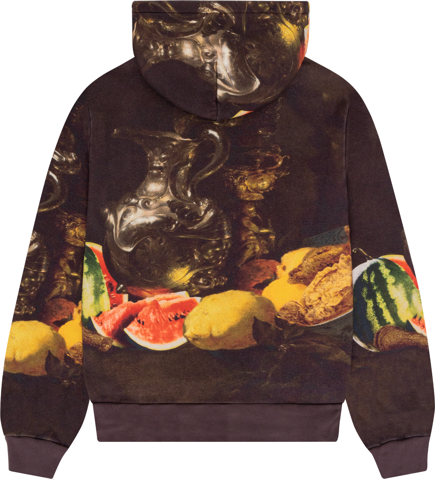 Baroque Still Fruit Painting Hoodie