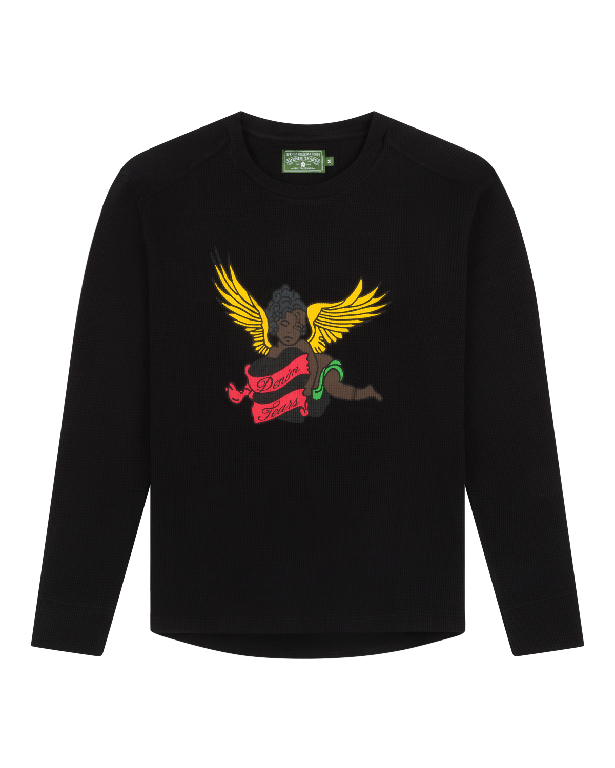 Black Cherub Thermal Long Sleeve Black