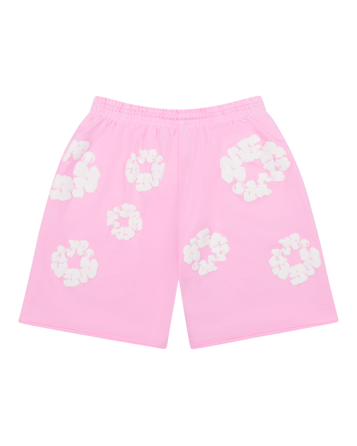 The Cotton Wreath Sweat Shorts Powder Pink