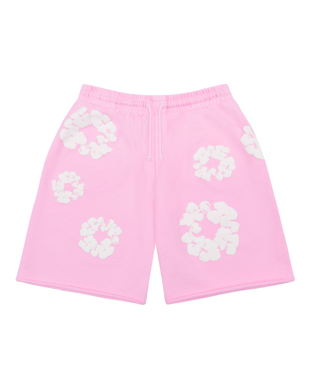 The Cotton Wreath Sweat Shorts Powder Pink
