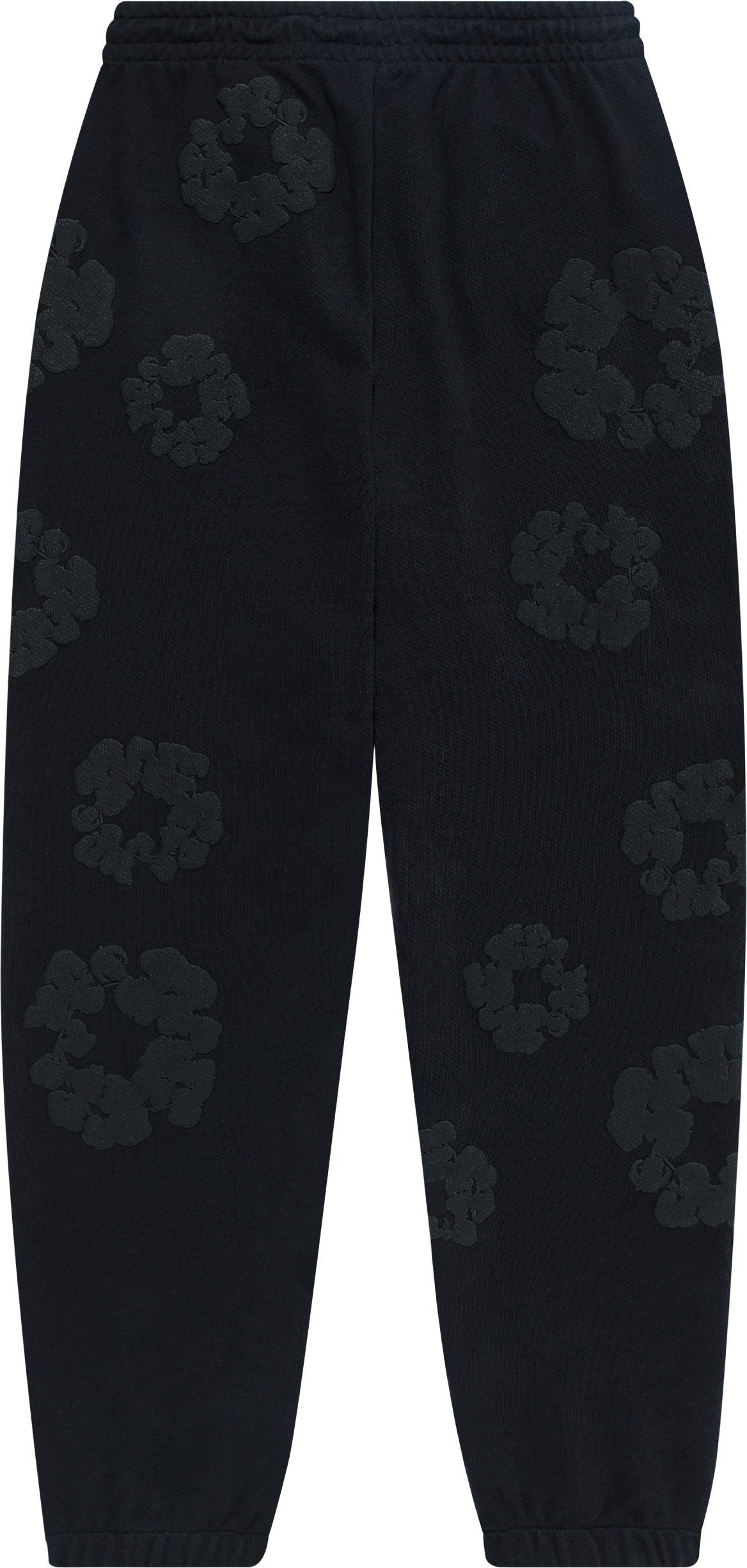 Mono Cotton Wreath Sweatpants Black