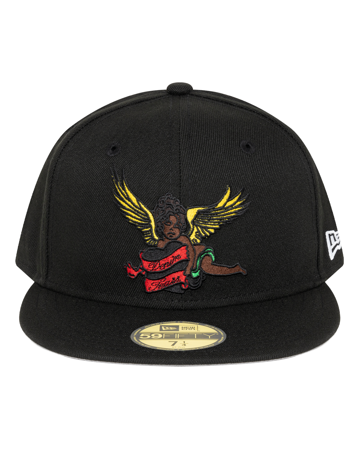 Black Cherub New Era Hat Black