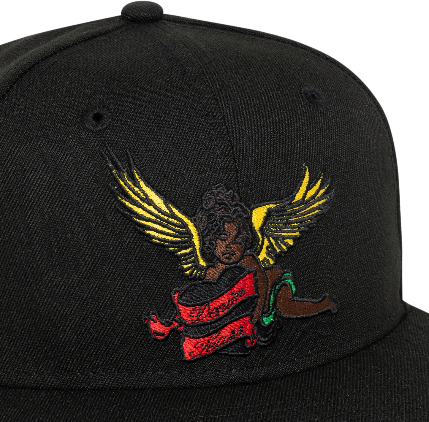 Black Cherub New Era Hat Black