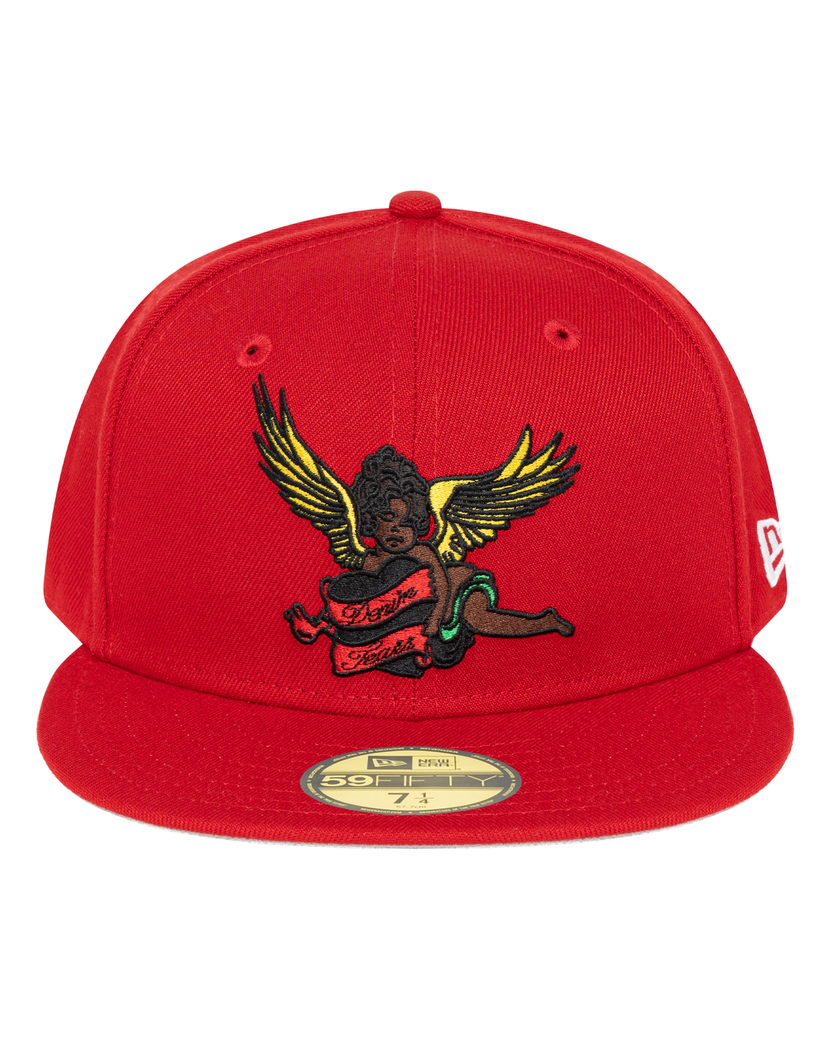Black Cherub New Era Hat Red