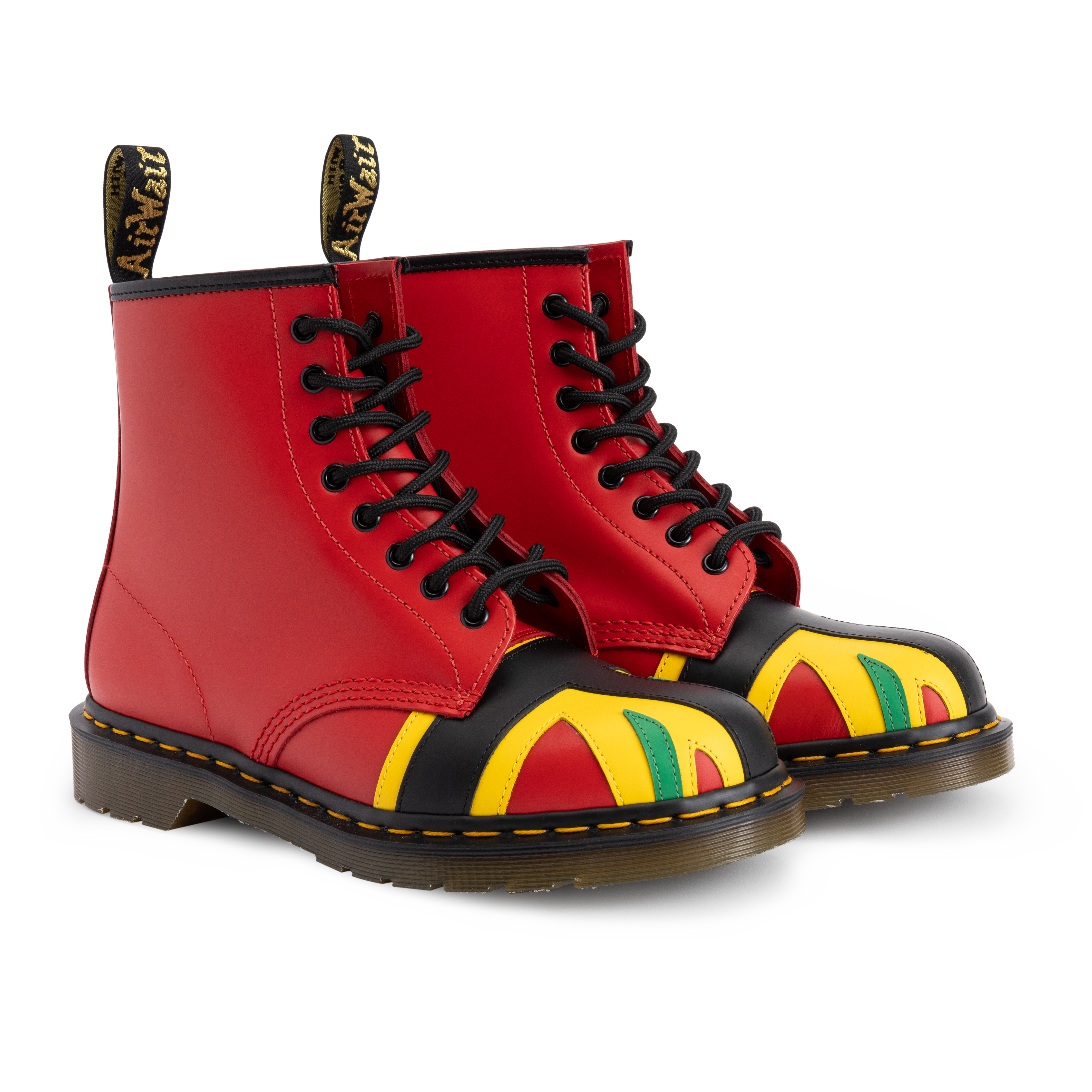 Union Black Red Boot