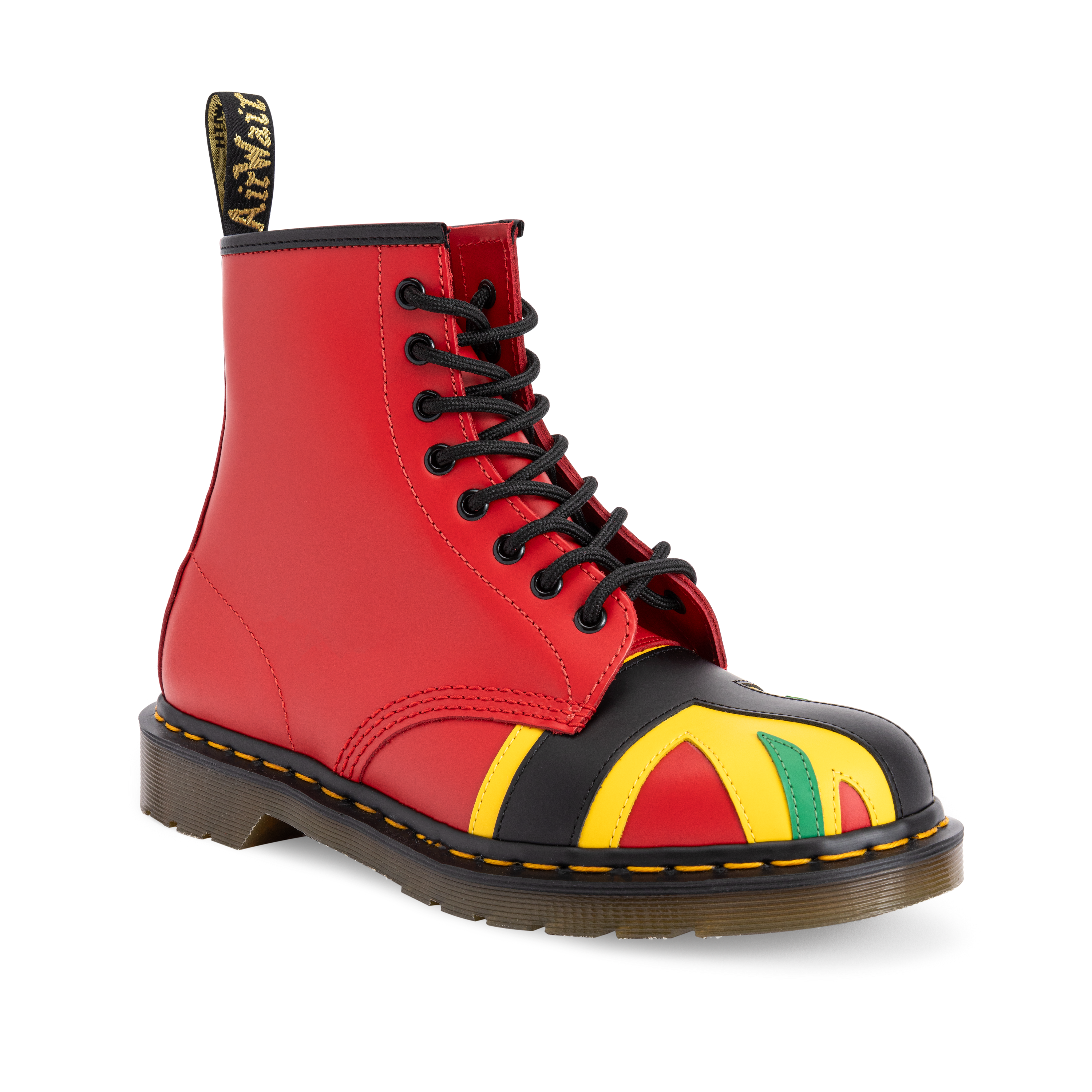 Union Black Red Boot