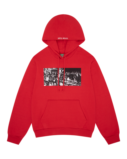 Black Entertainment Hoodie Red