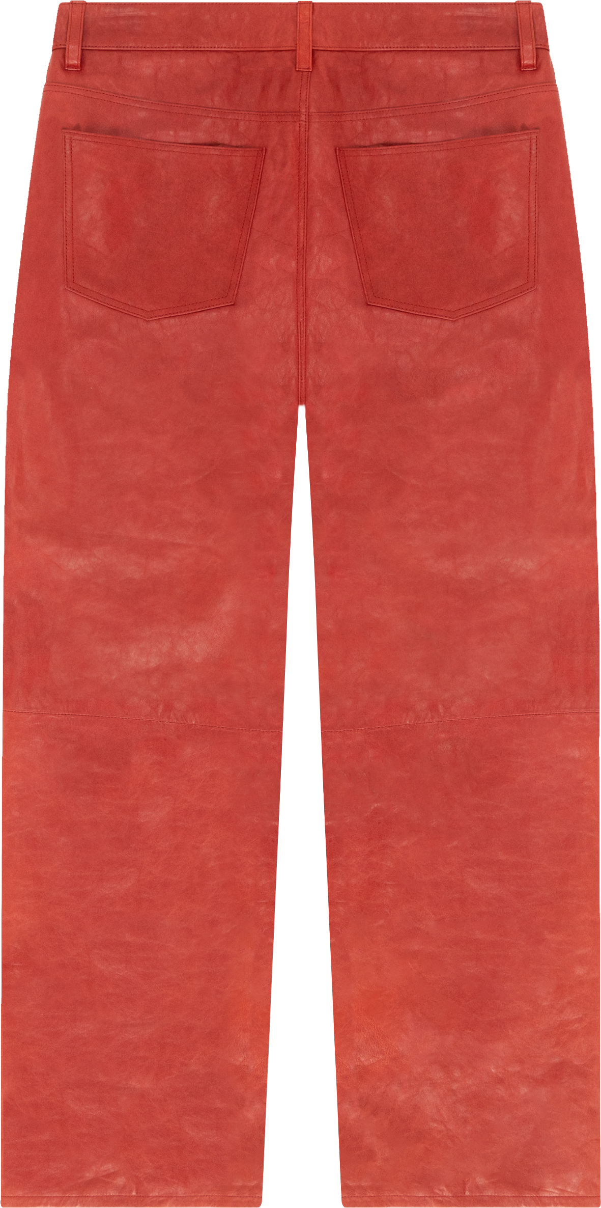 Red Guts Leather Pants