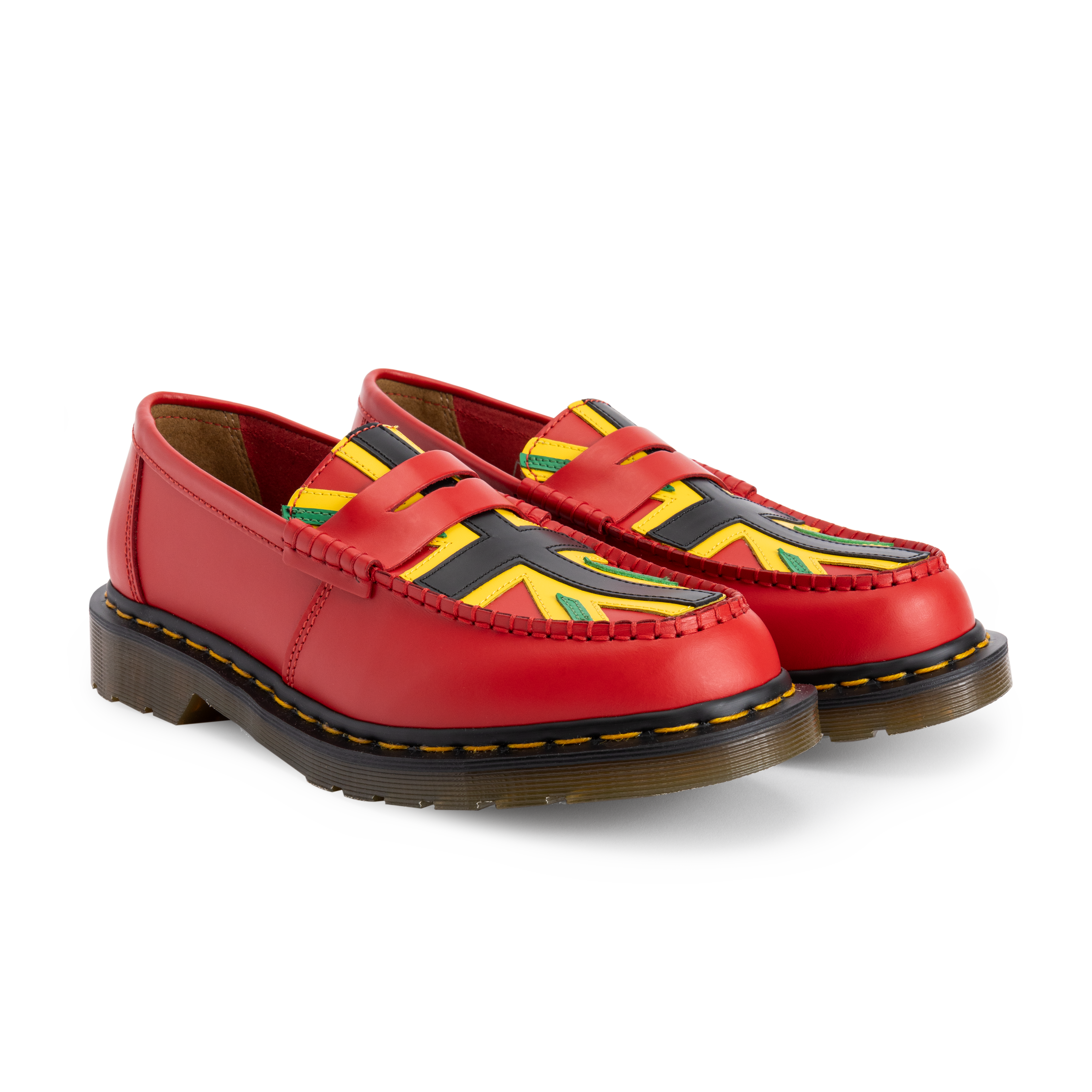 Union Black Red Loafer