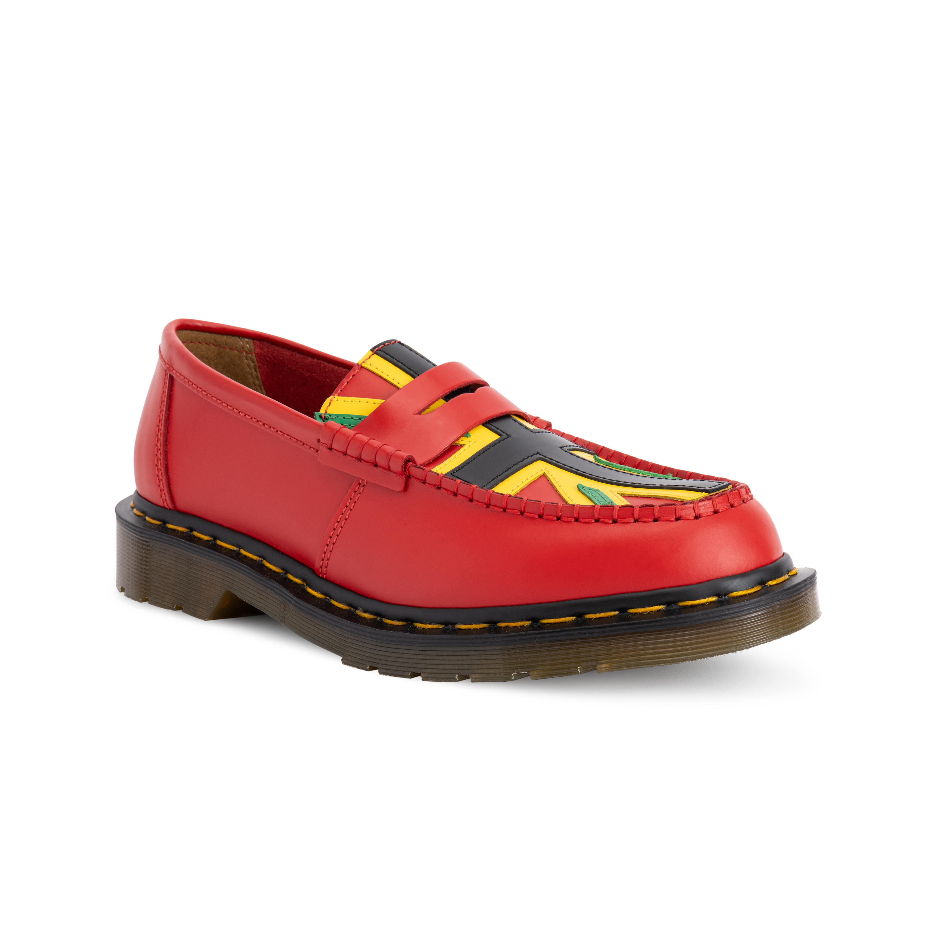 Union Black Red Loafer