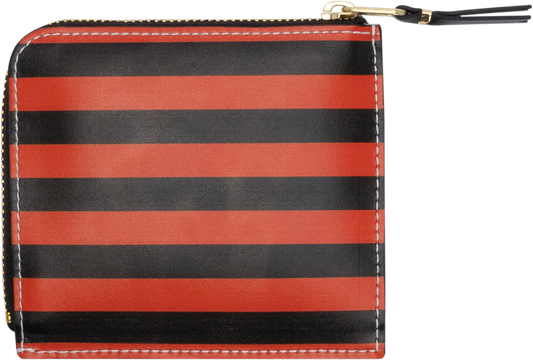 Pan-African American Flag Zip Around Wallet