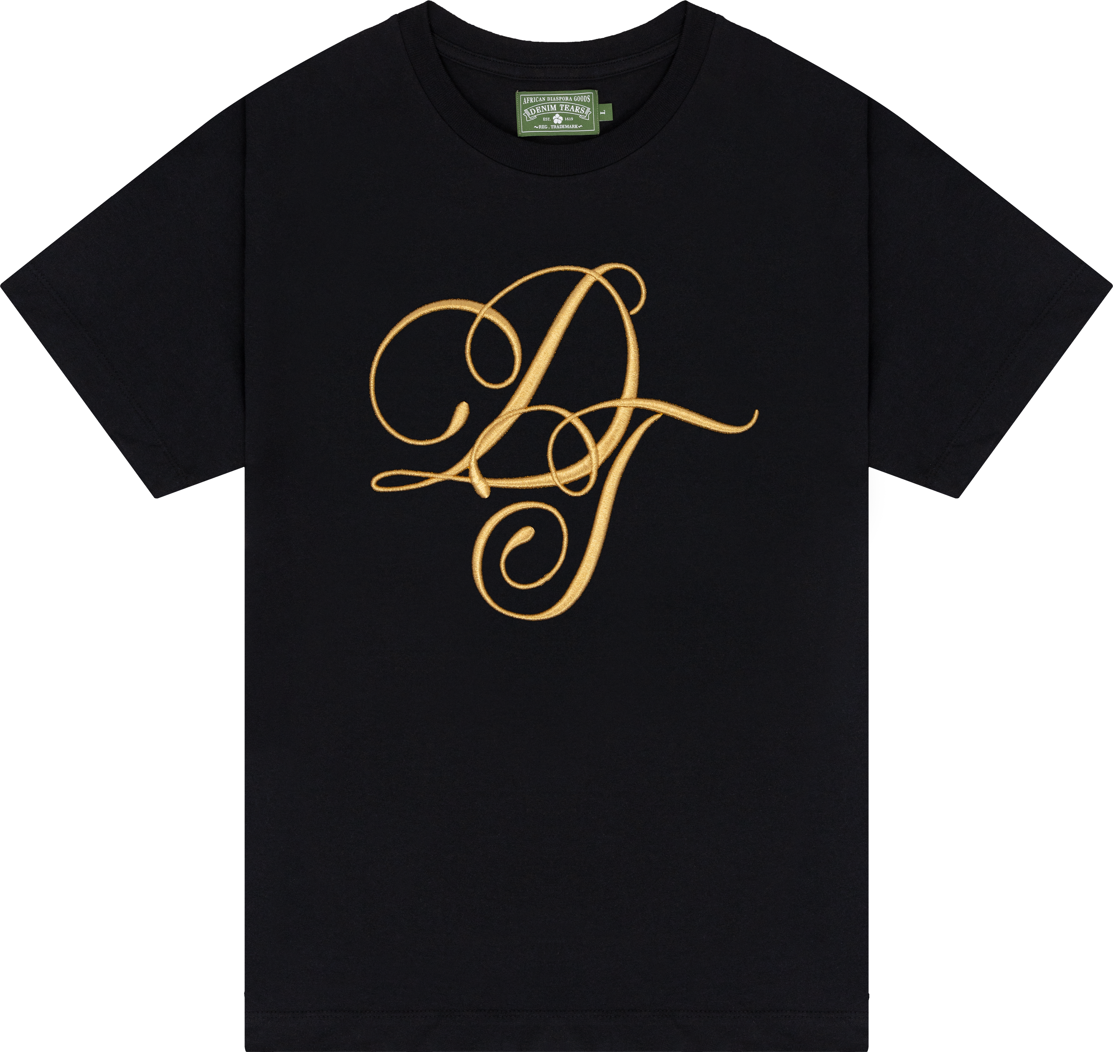 DT Metallic Gold Script Tee