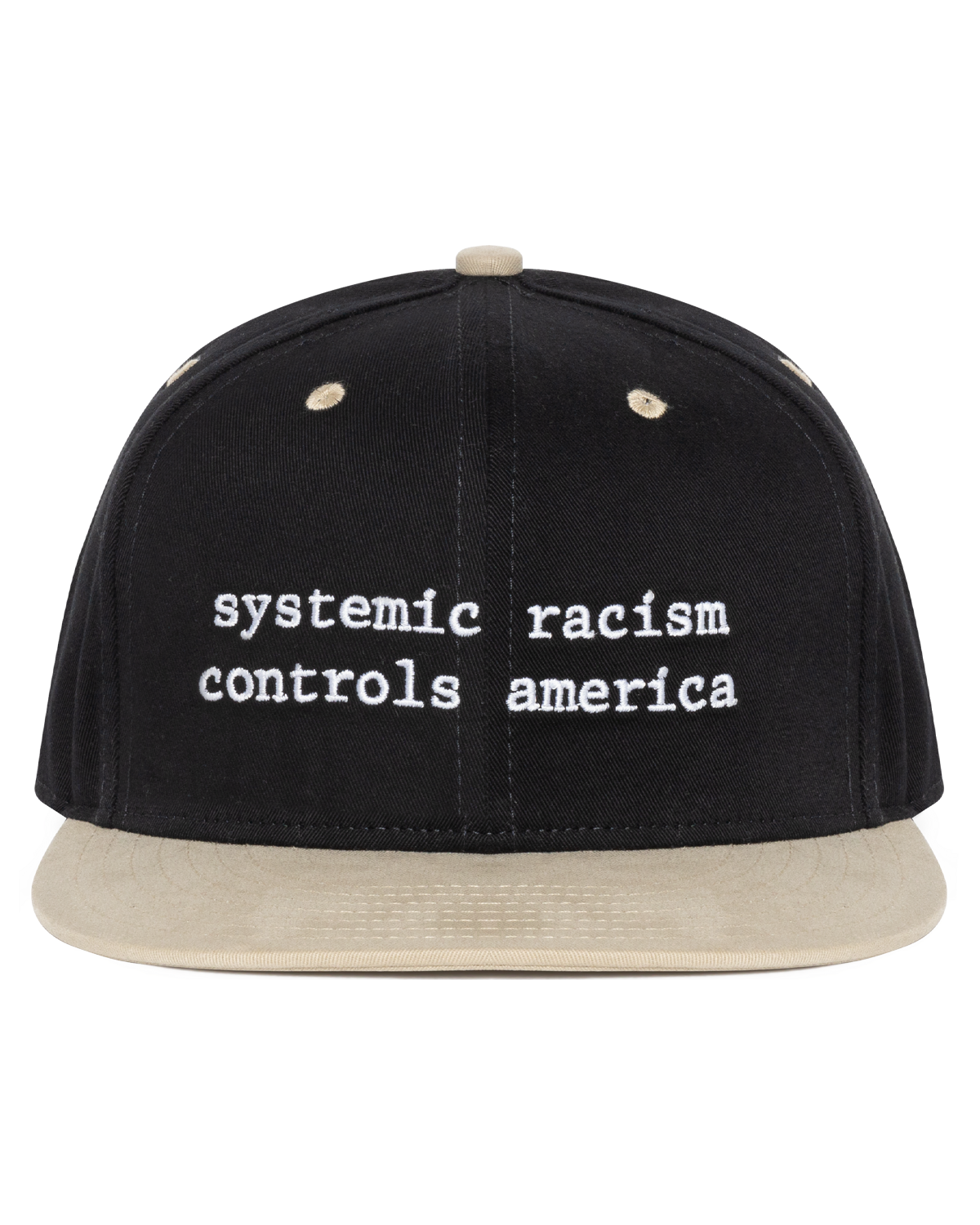 Systemic Racism Controls America Hat Black