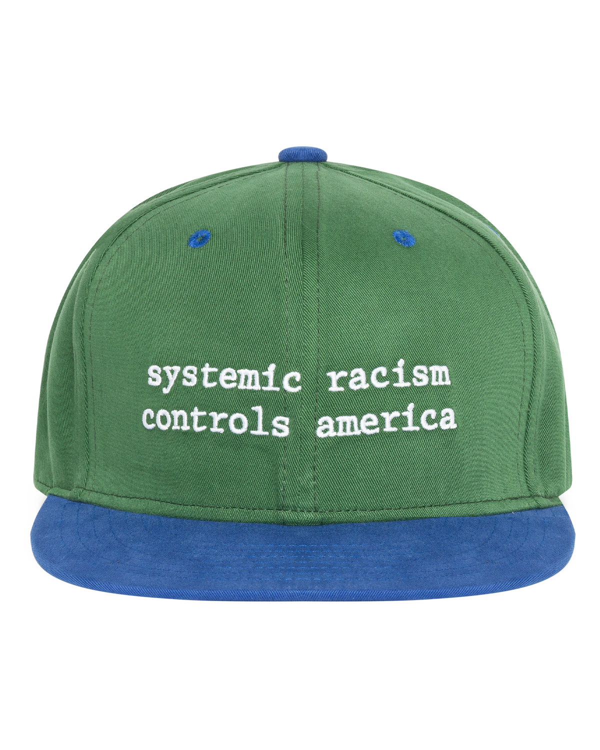 Systemic Racism Controls America Hat Green