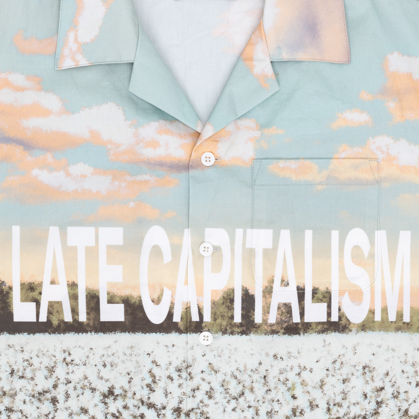 Late Capitalism Button Up Shirt