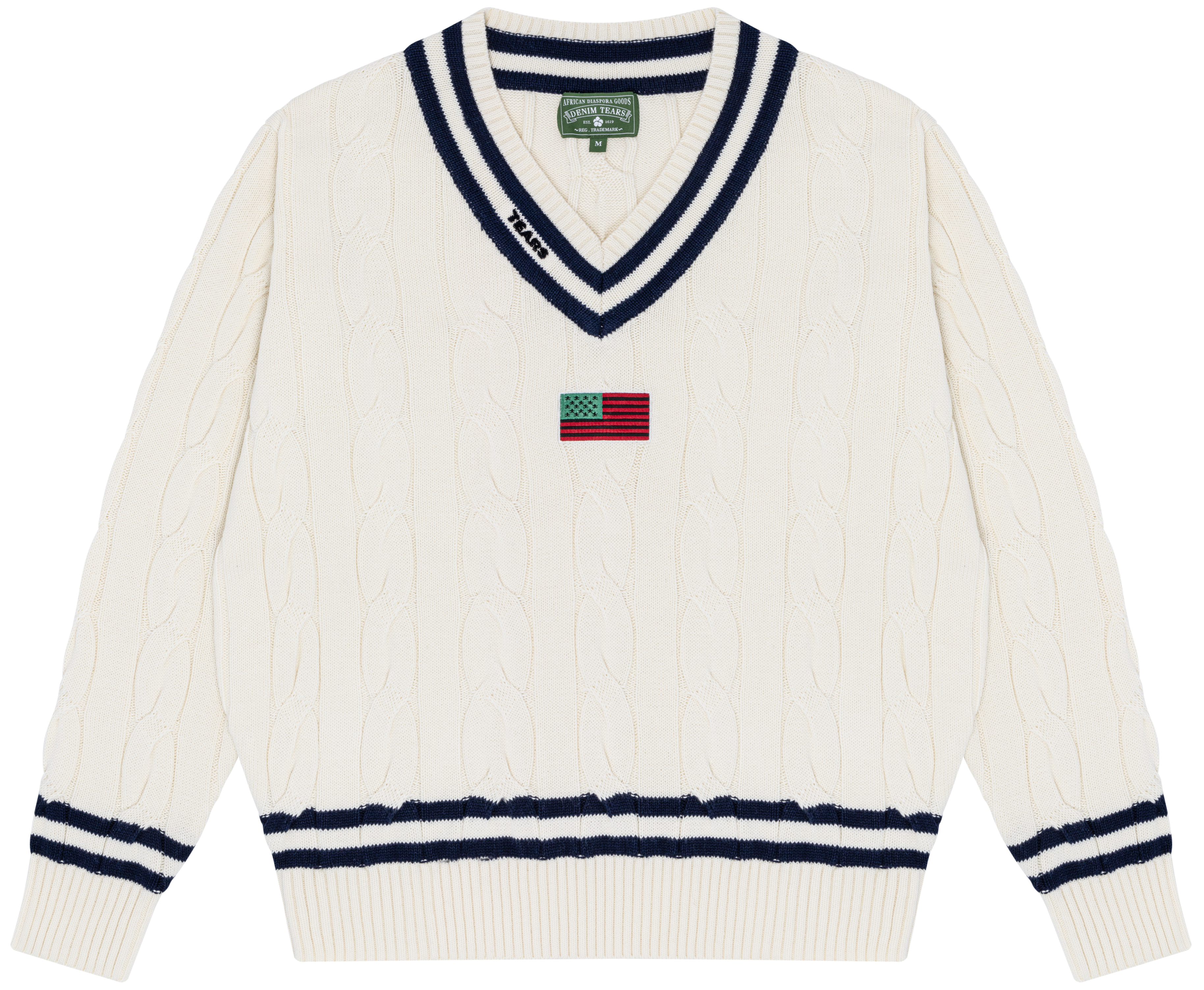 Pan-African Flag Cricket Sweater