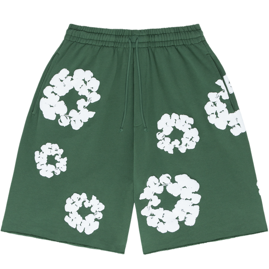 The Cotton Wreath Shorts Green