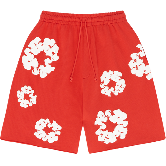 The Cotton Wreath Shorts Red